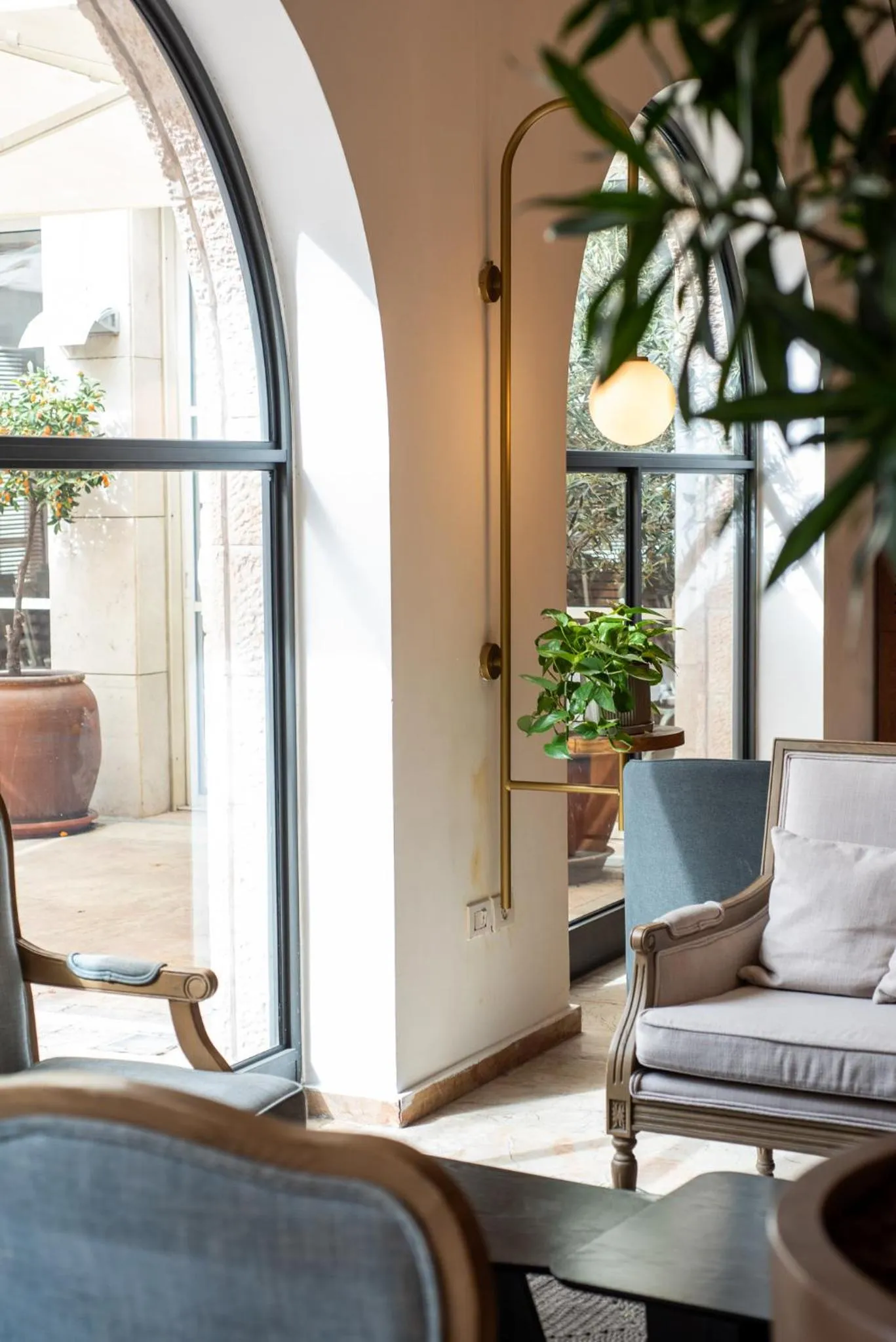 Seating area in Prima Palace Hotel