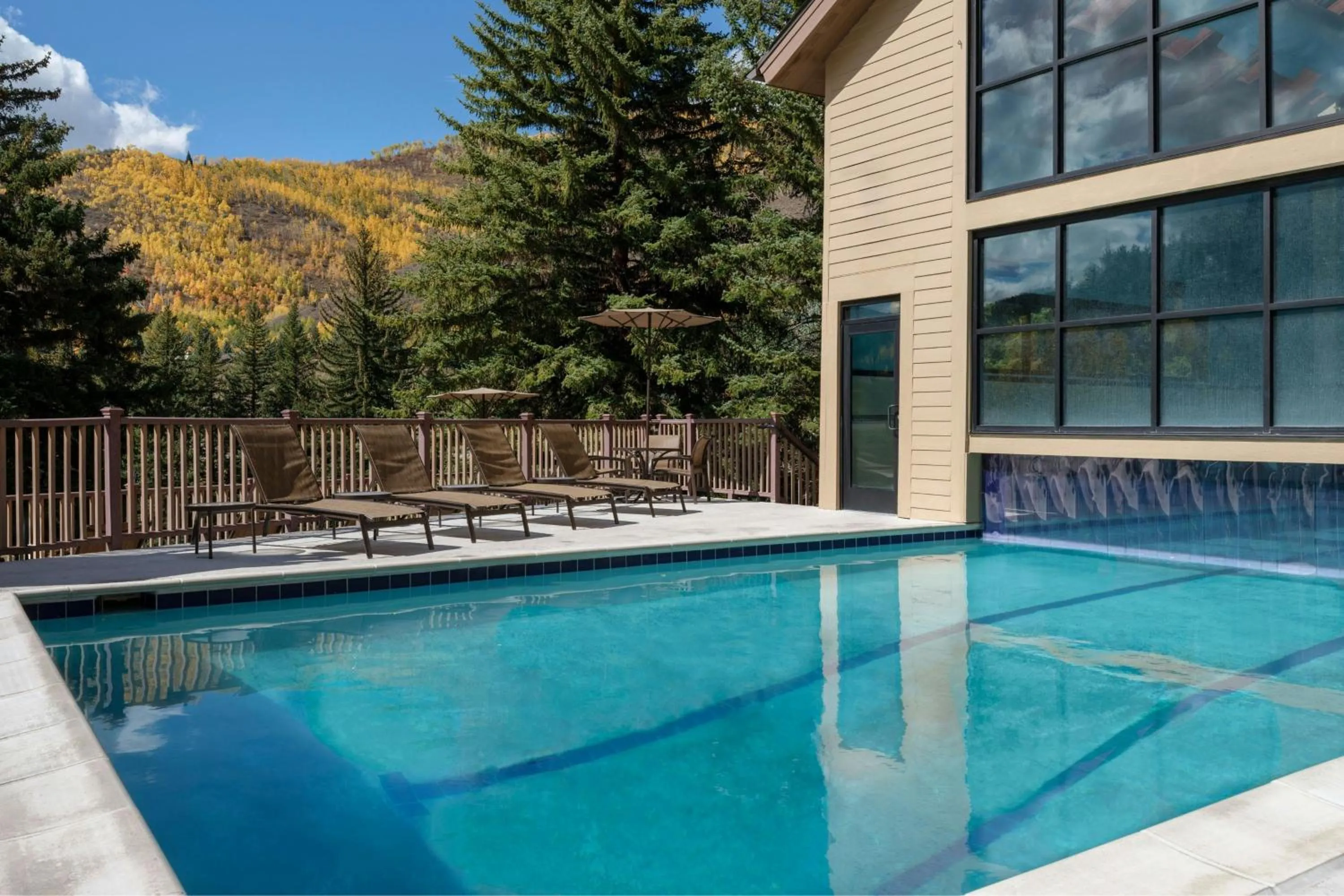 Swimming pool in Marriott's StreamSide Douglas at Vail