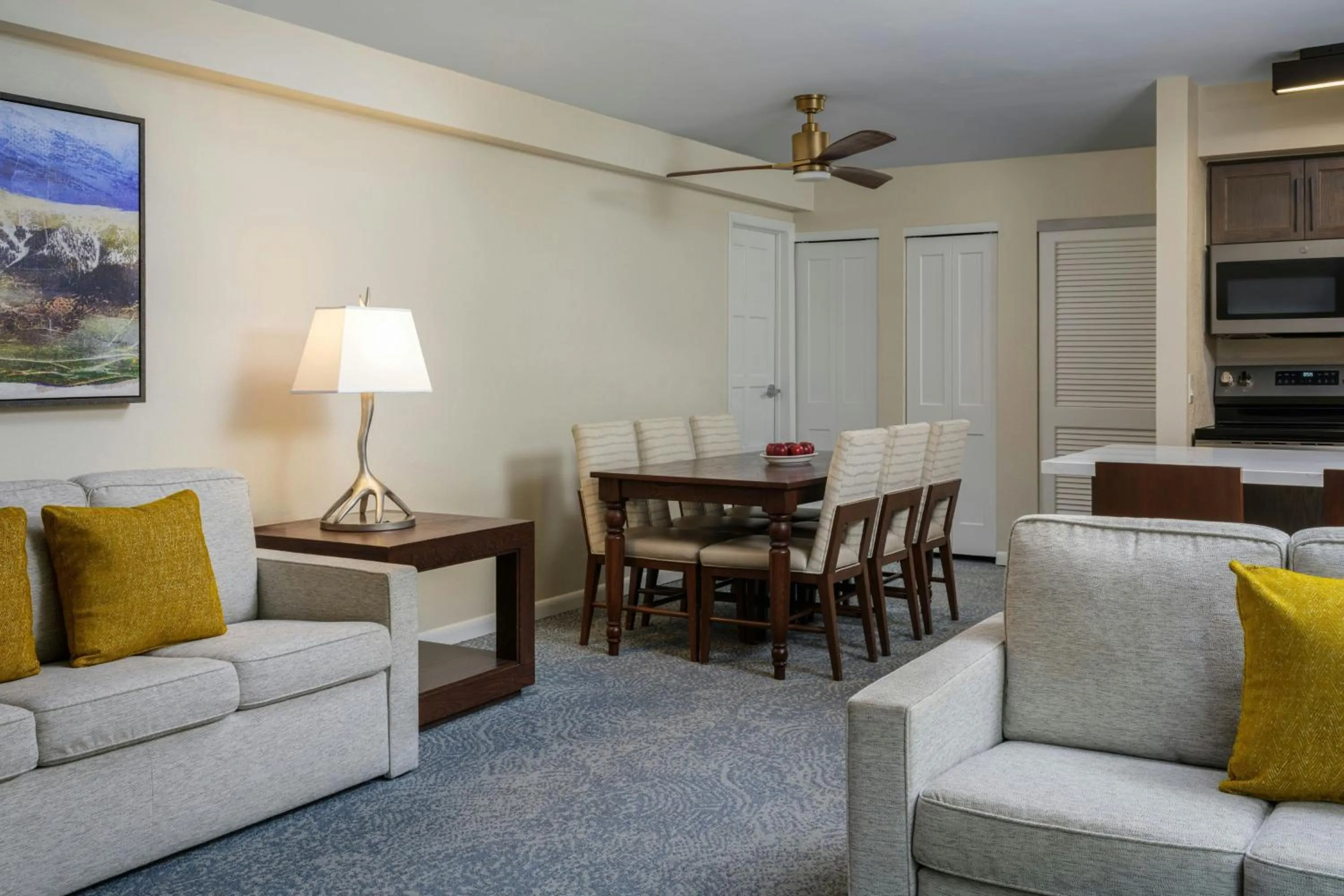 Living room in Marriott's StreamSide Birch at Vail