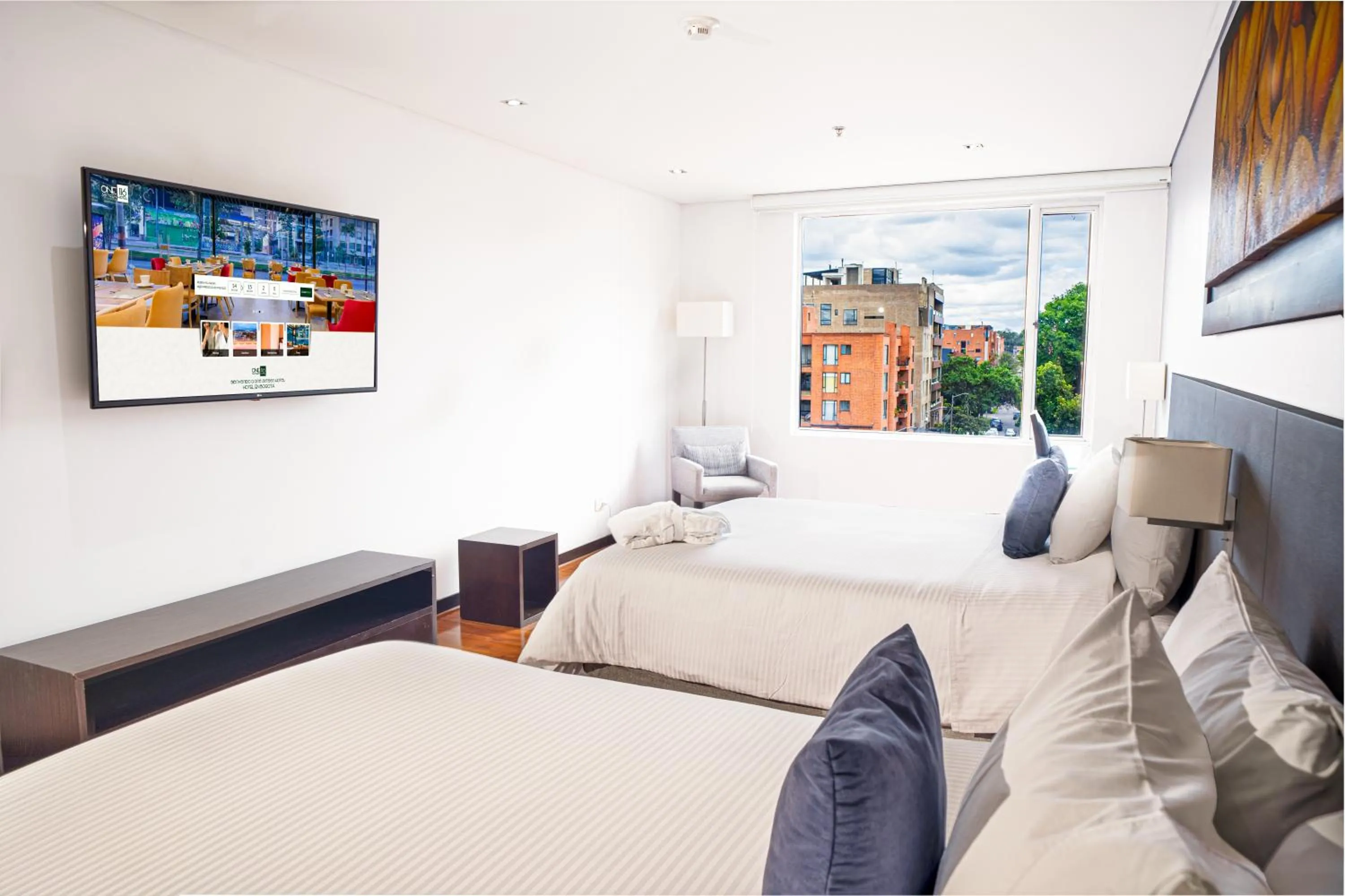 Bed in One Sixteen Hotel