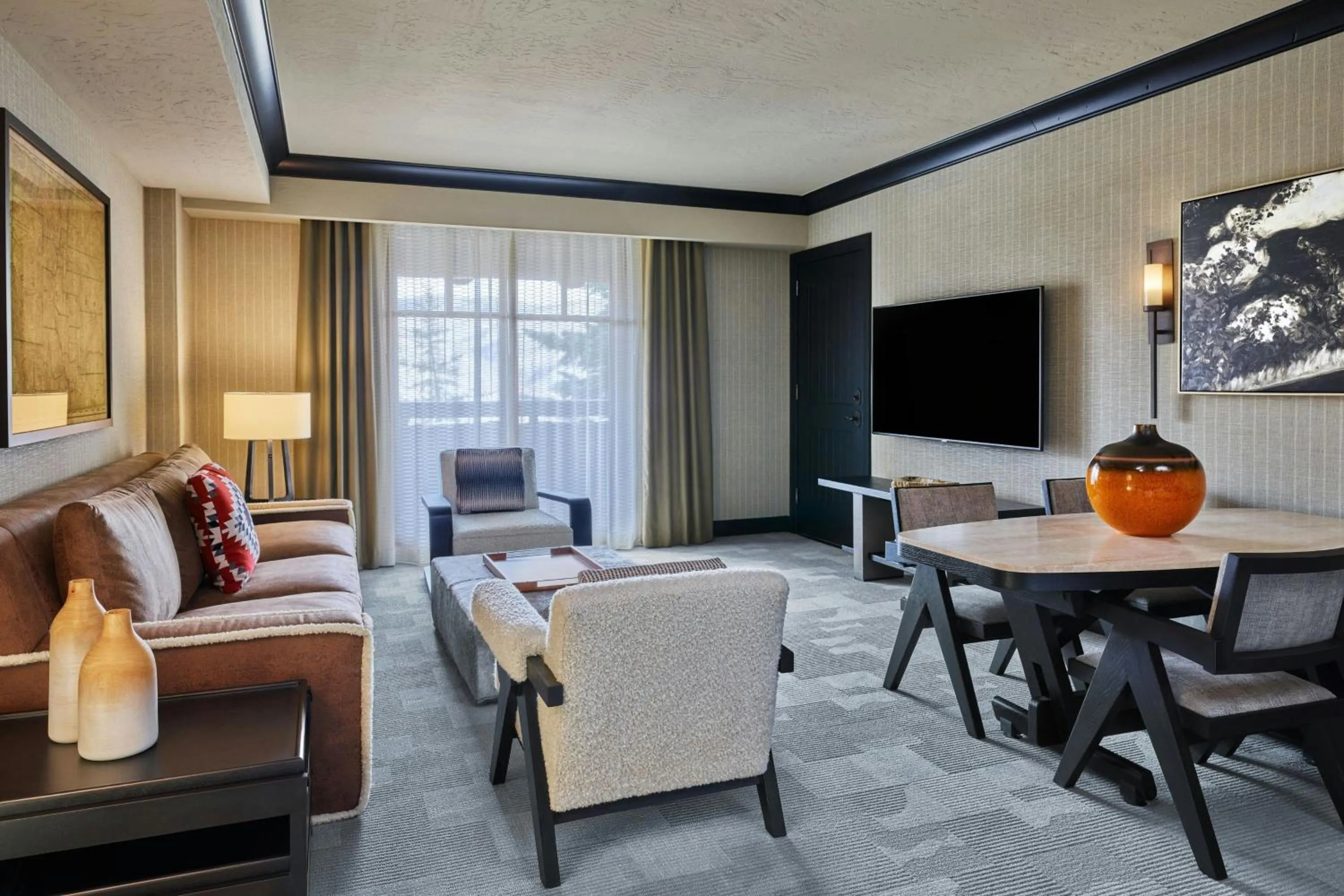 Living room in The Ritz-Carlton, Bachelor Gulch