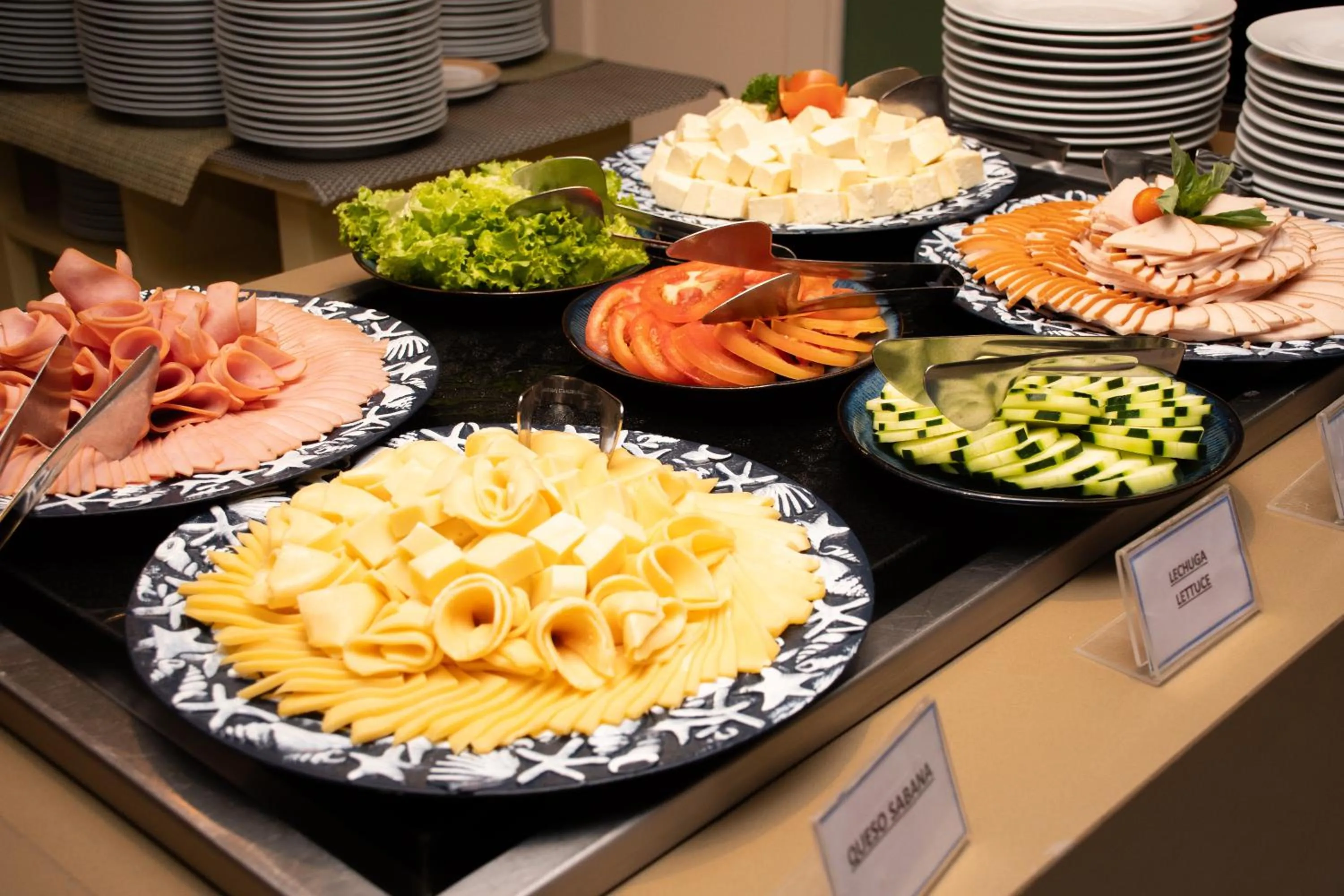 Buffet breakfast in Hotel Capilla del Mar