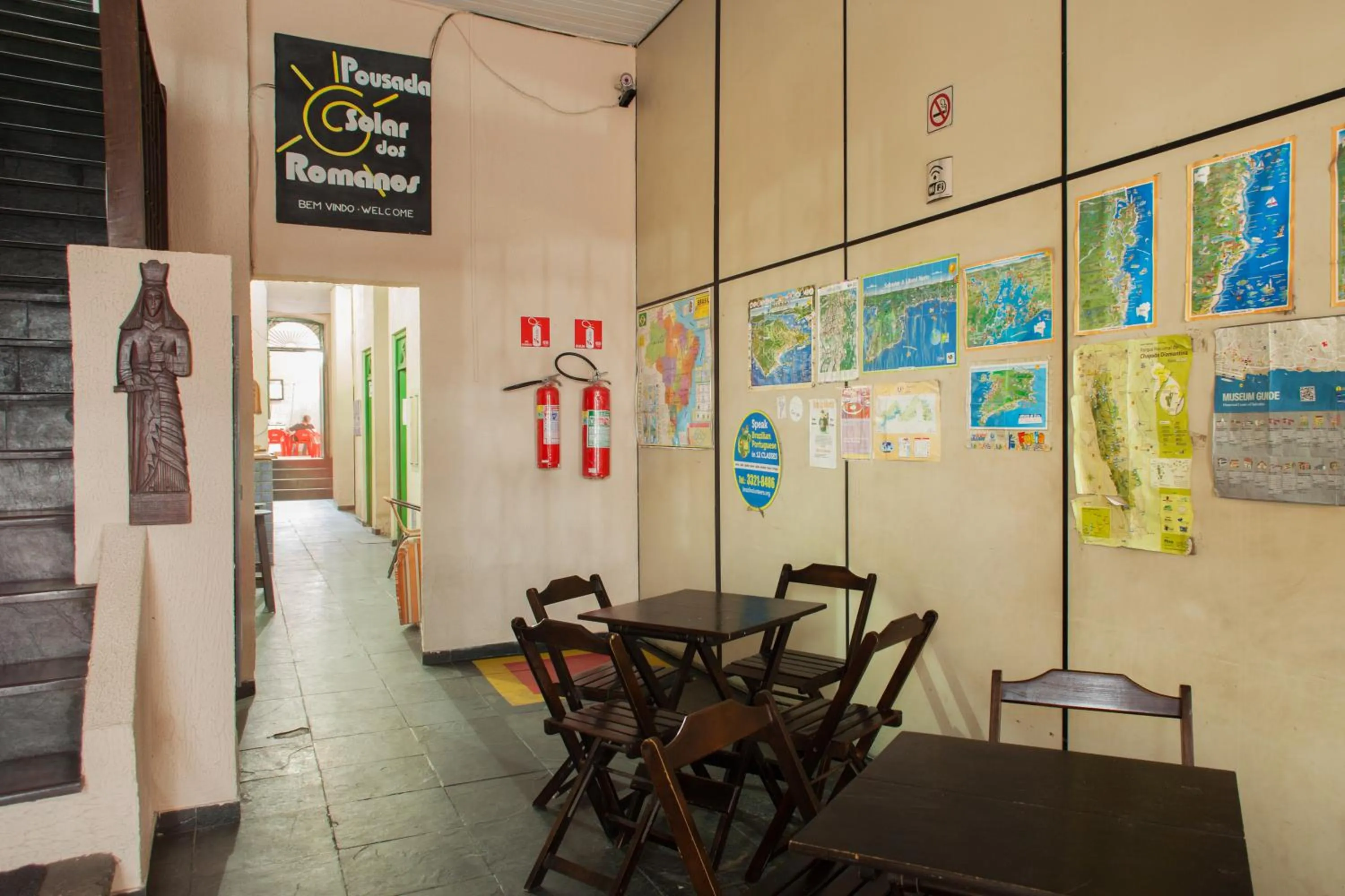 Lobby or reception in Pousada Solar dos Romanos