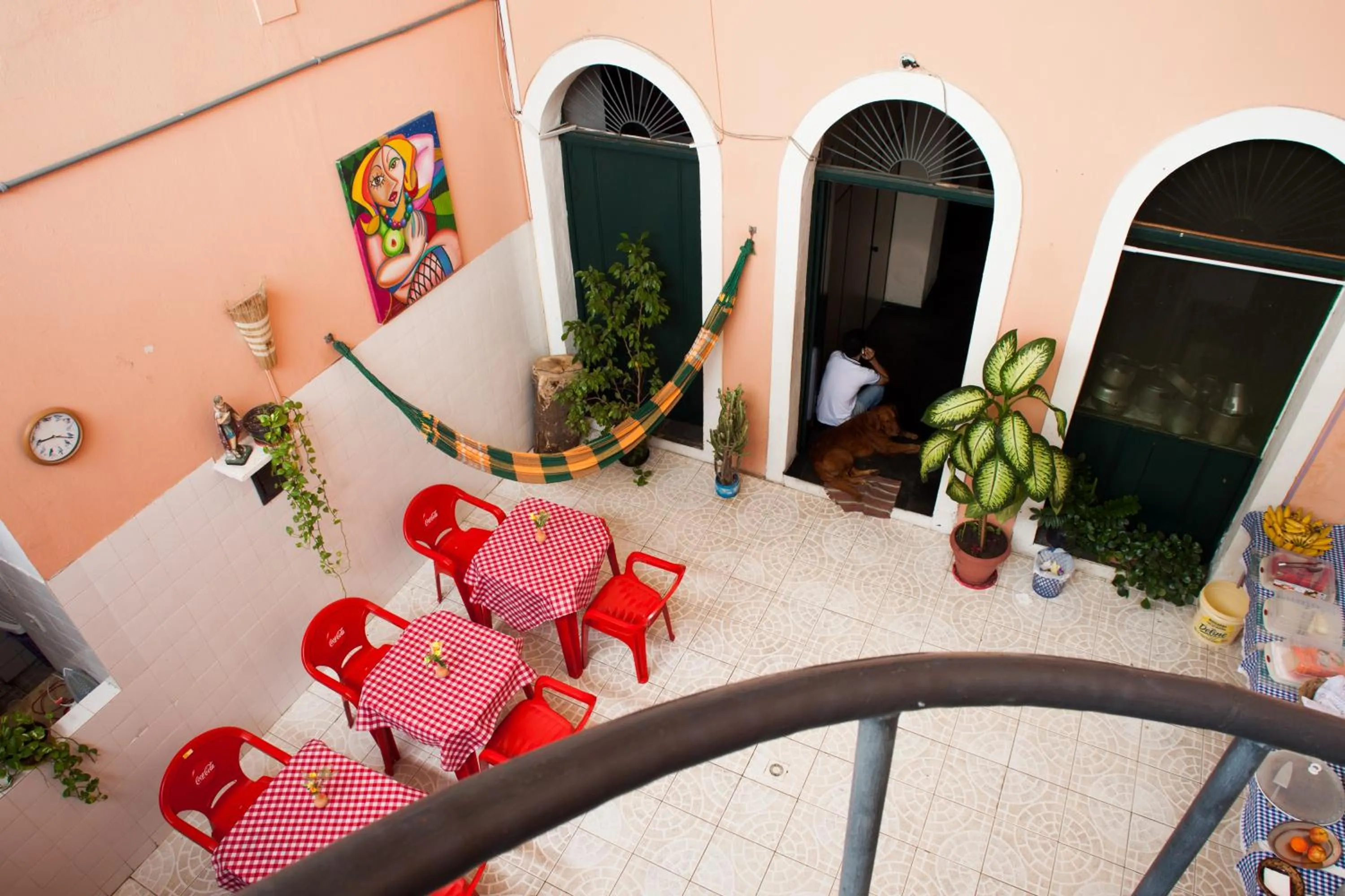 Patio in Pousada Solar dos Romanos