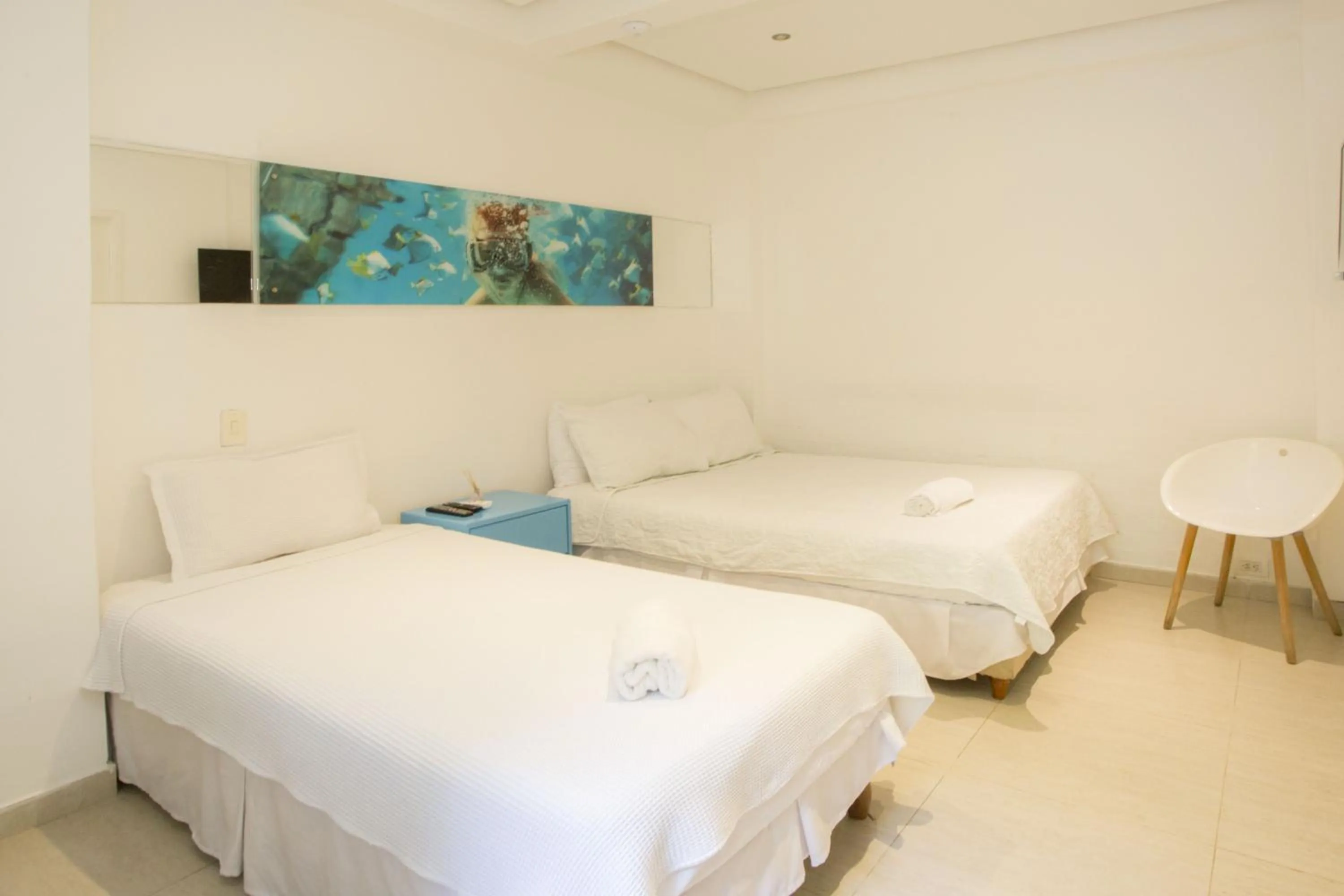 Bed in Hotel Barahona Cartagena