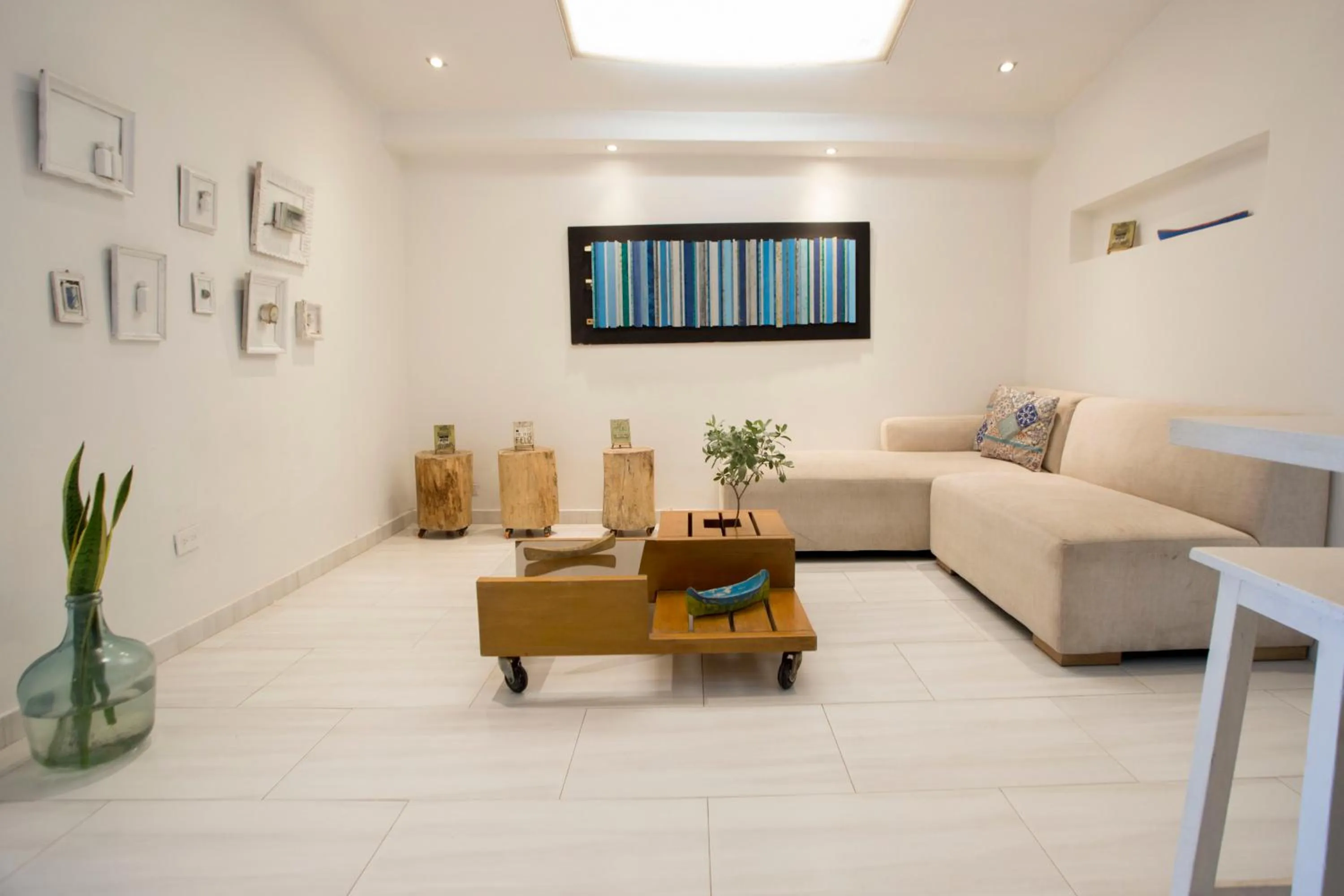Living room in Hotel Barahona Cartagena