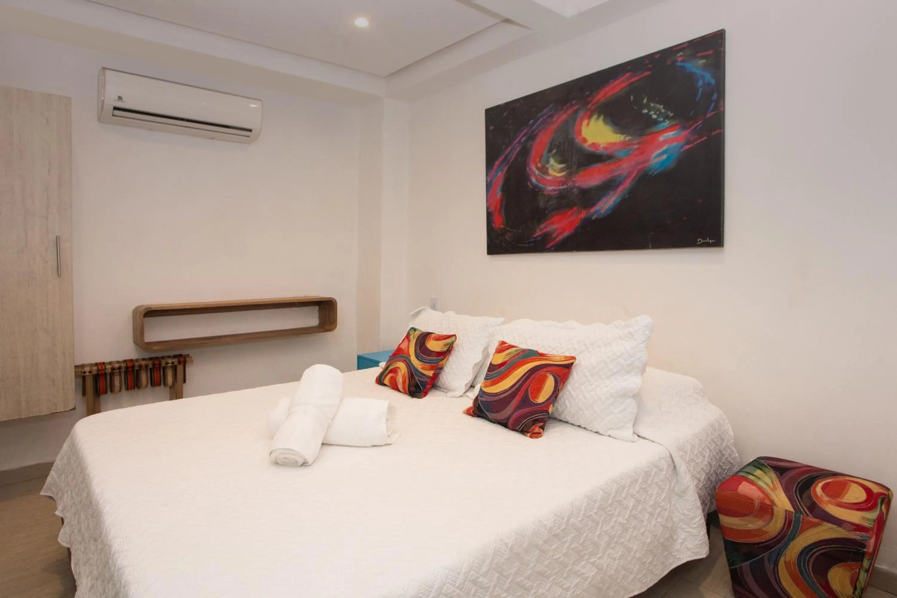 Photo of the whole room, Bed in Hotel Barahona Cartagena