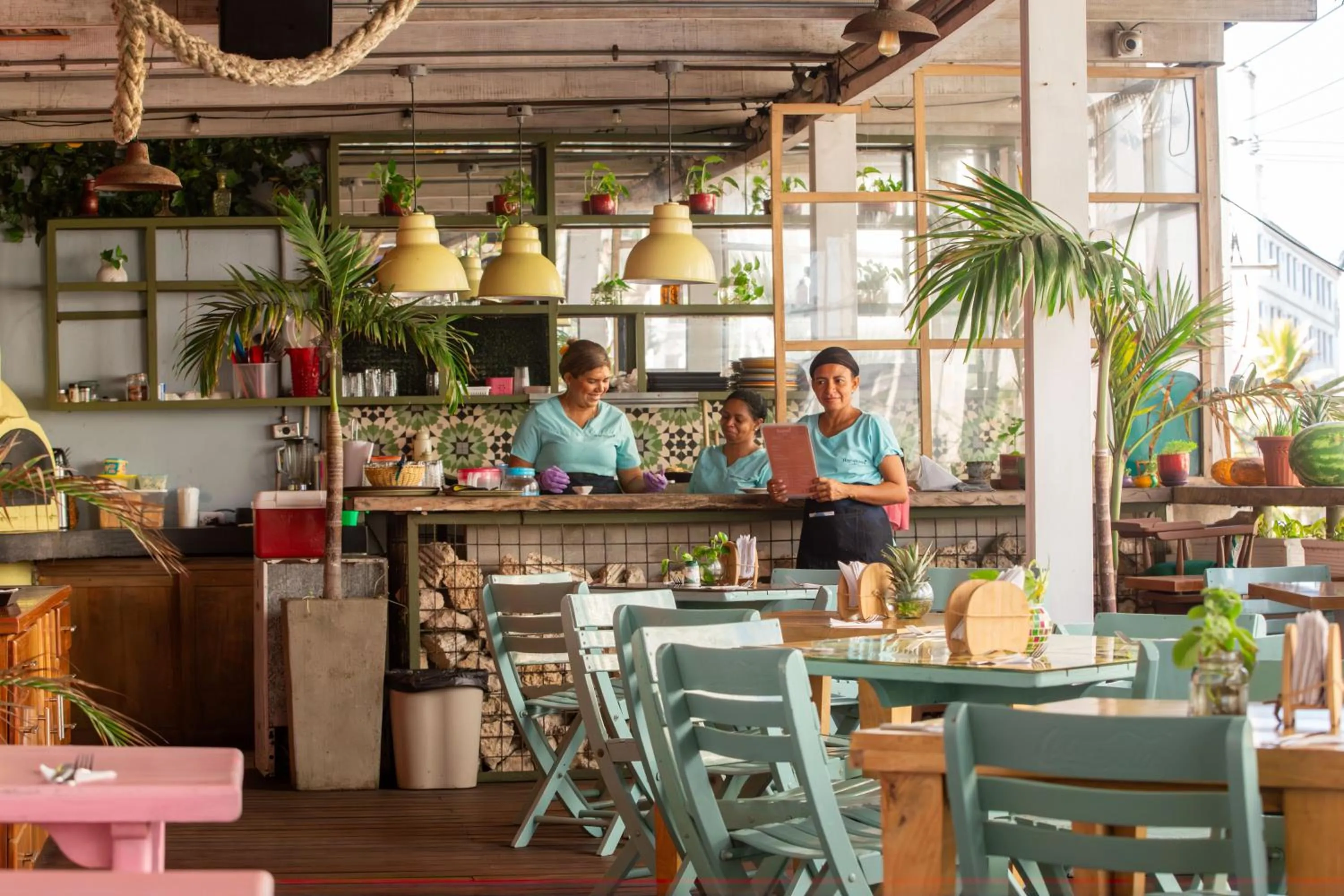 Restaurant/places to eat in Hotel Barahona Cartagena