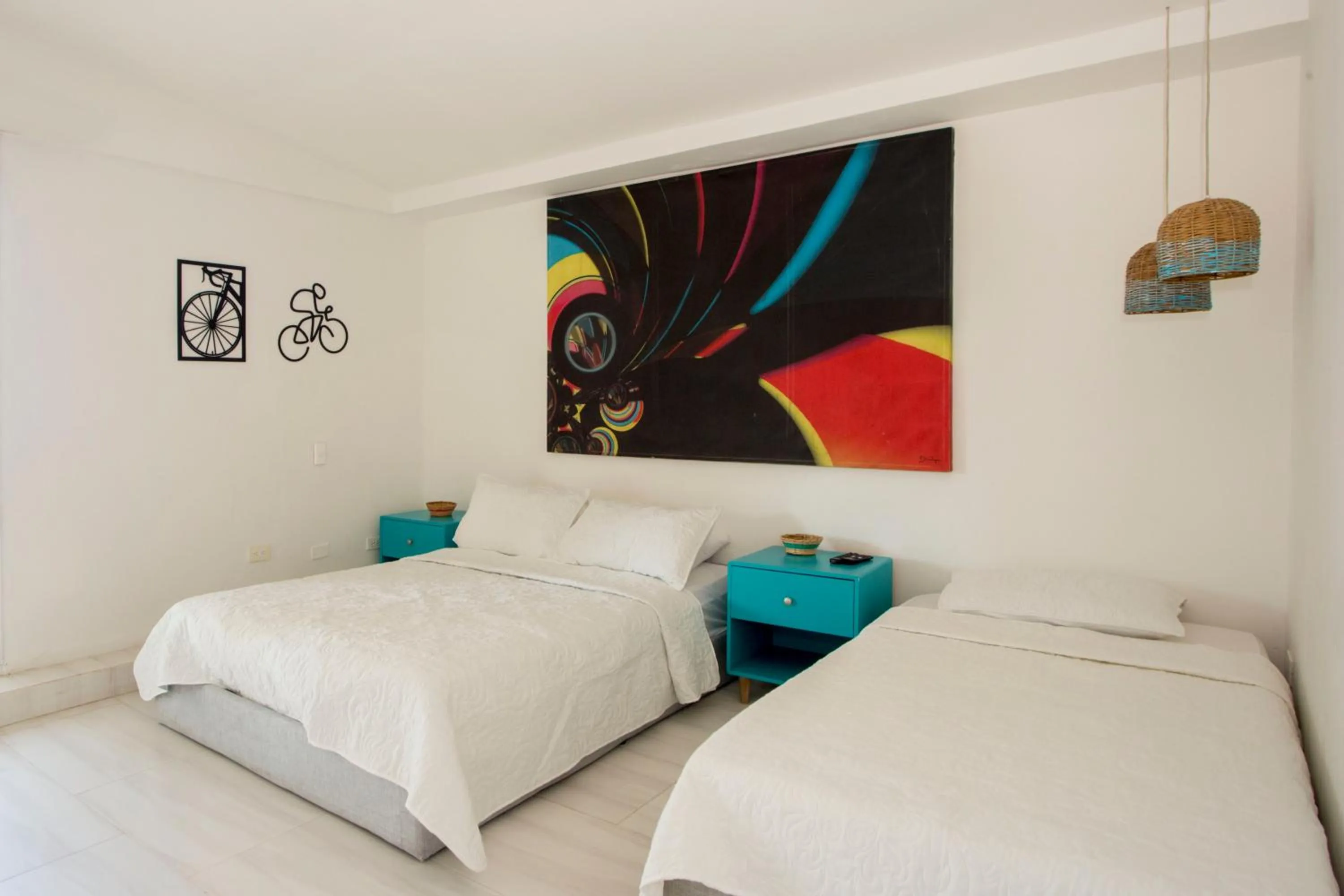 Bed in Hotel Barahona Cartagena