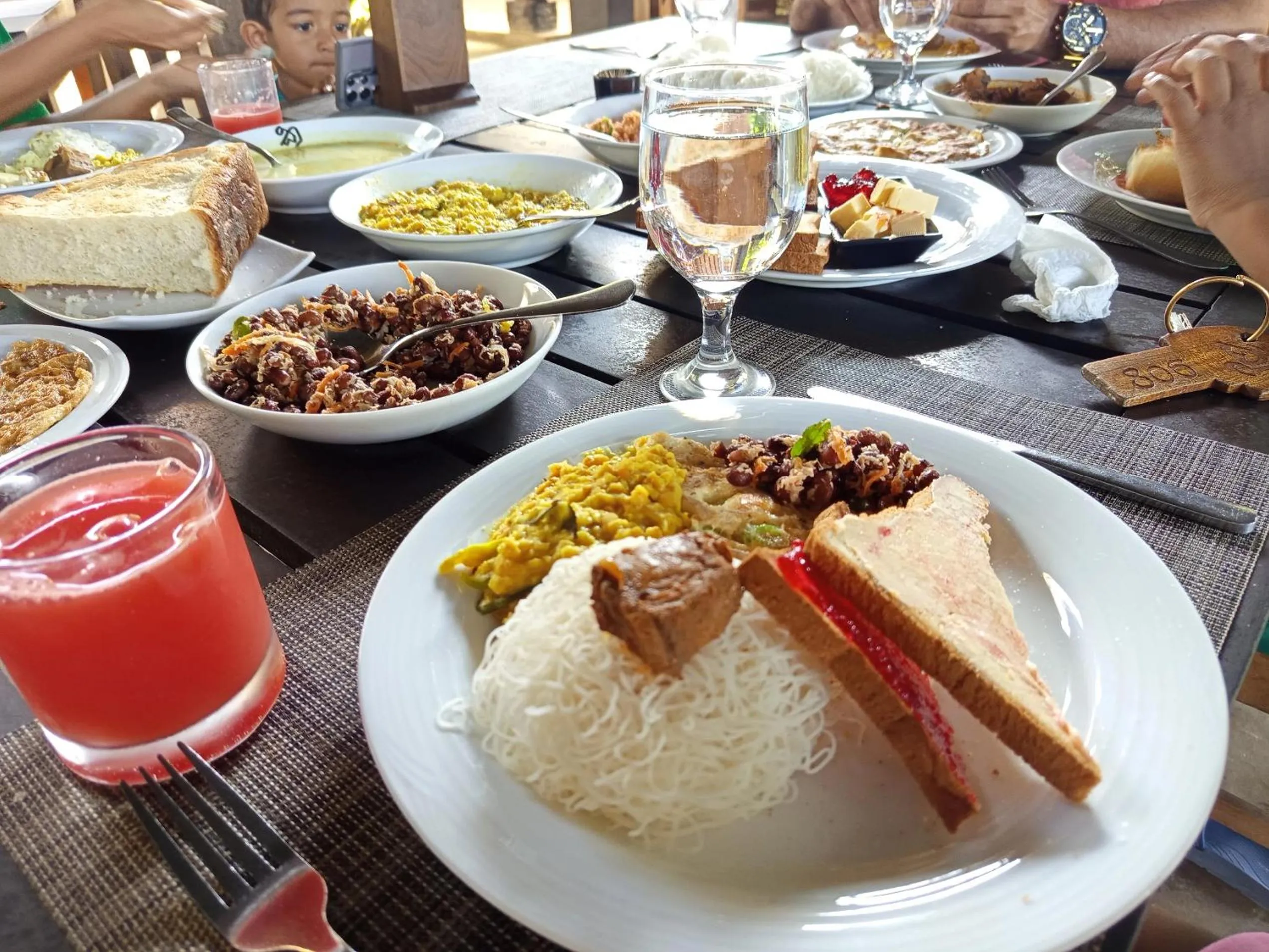 Breakfast in Kubura Resort