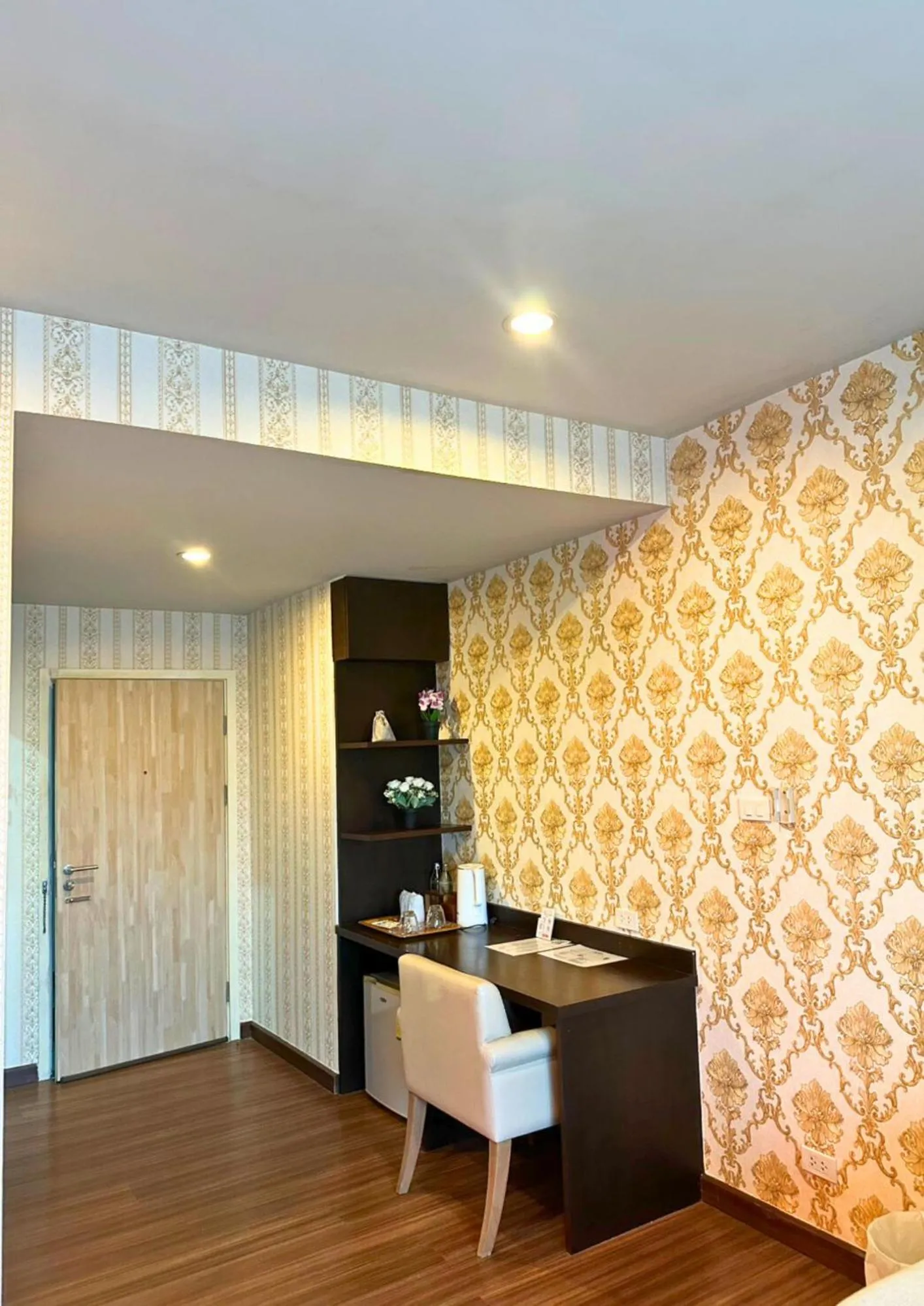 Kitchen or kitchenette in Akelada Hotel