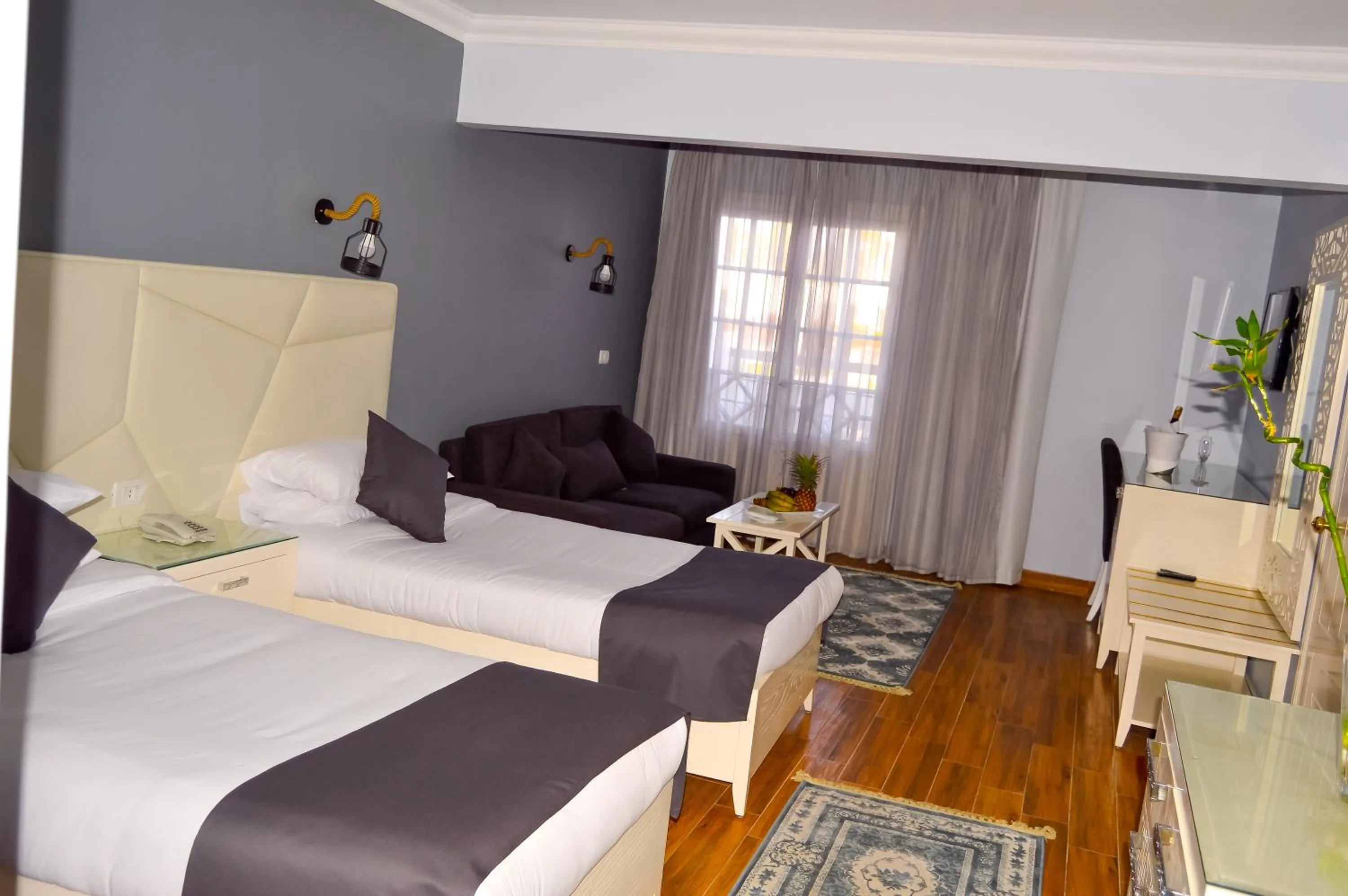 Bed in Verginia Sharm Resort & Aqua Park