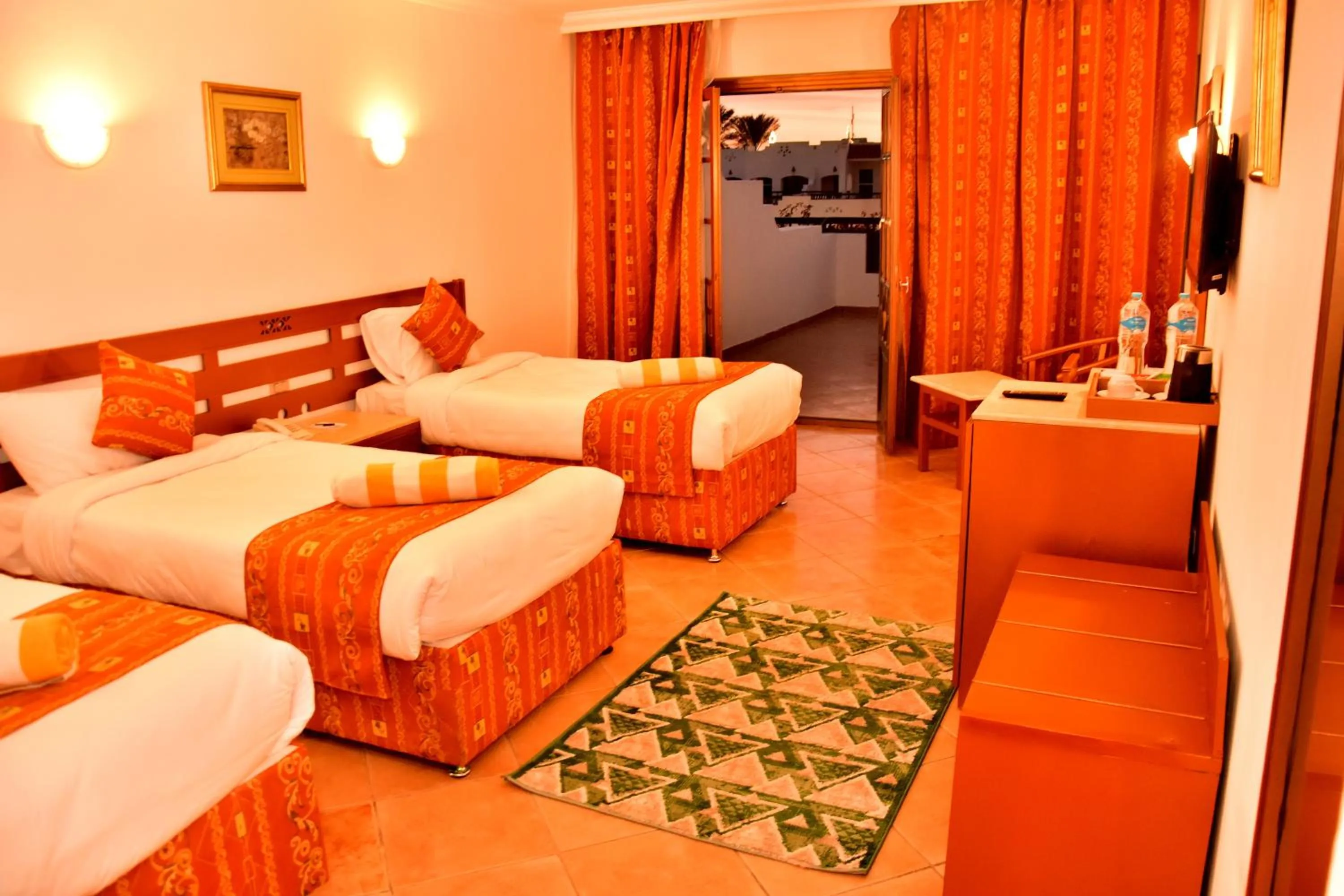 Bed in Verginia Sharm Resort & Aqua Park