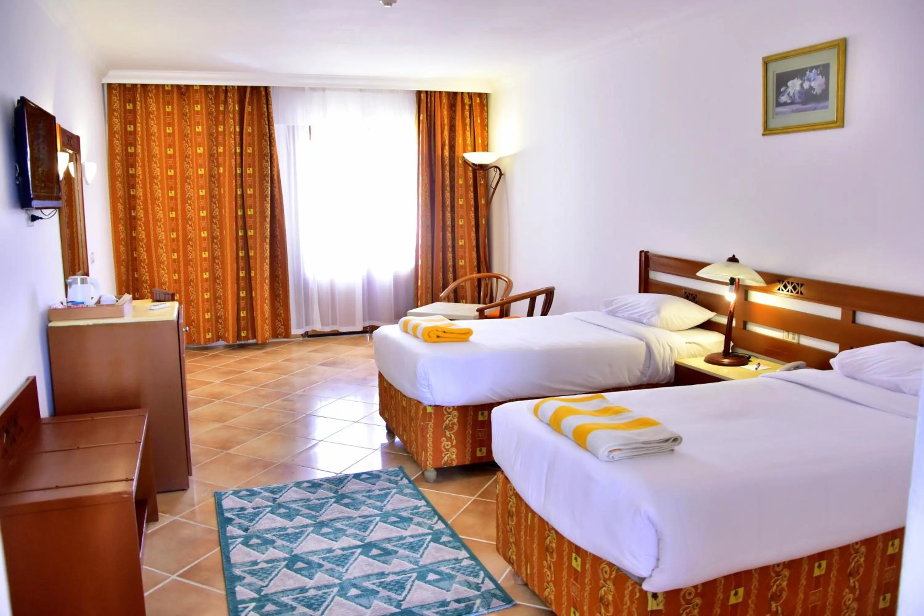 Bed in Verginia Sharm Resort & Aqua Park