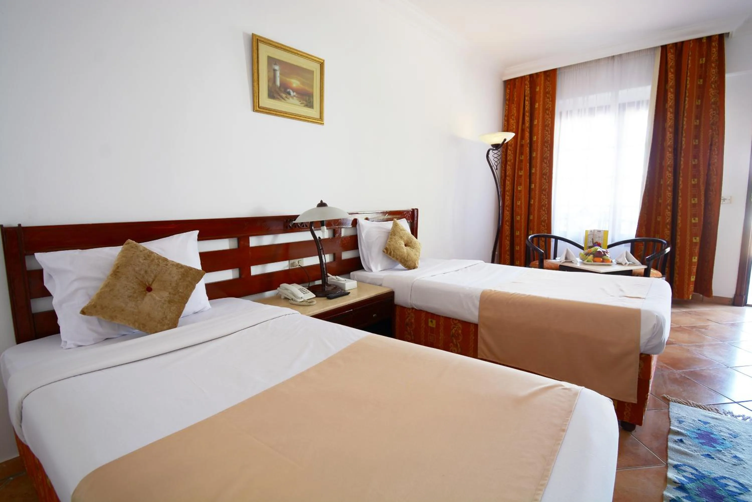 Pool view, Bed in Verginia Sharm Resort & Aqua Park