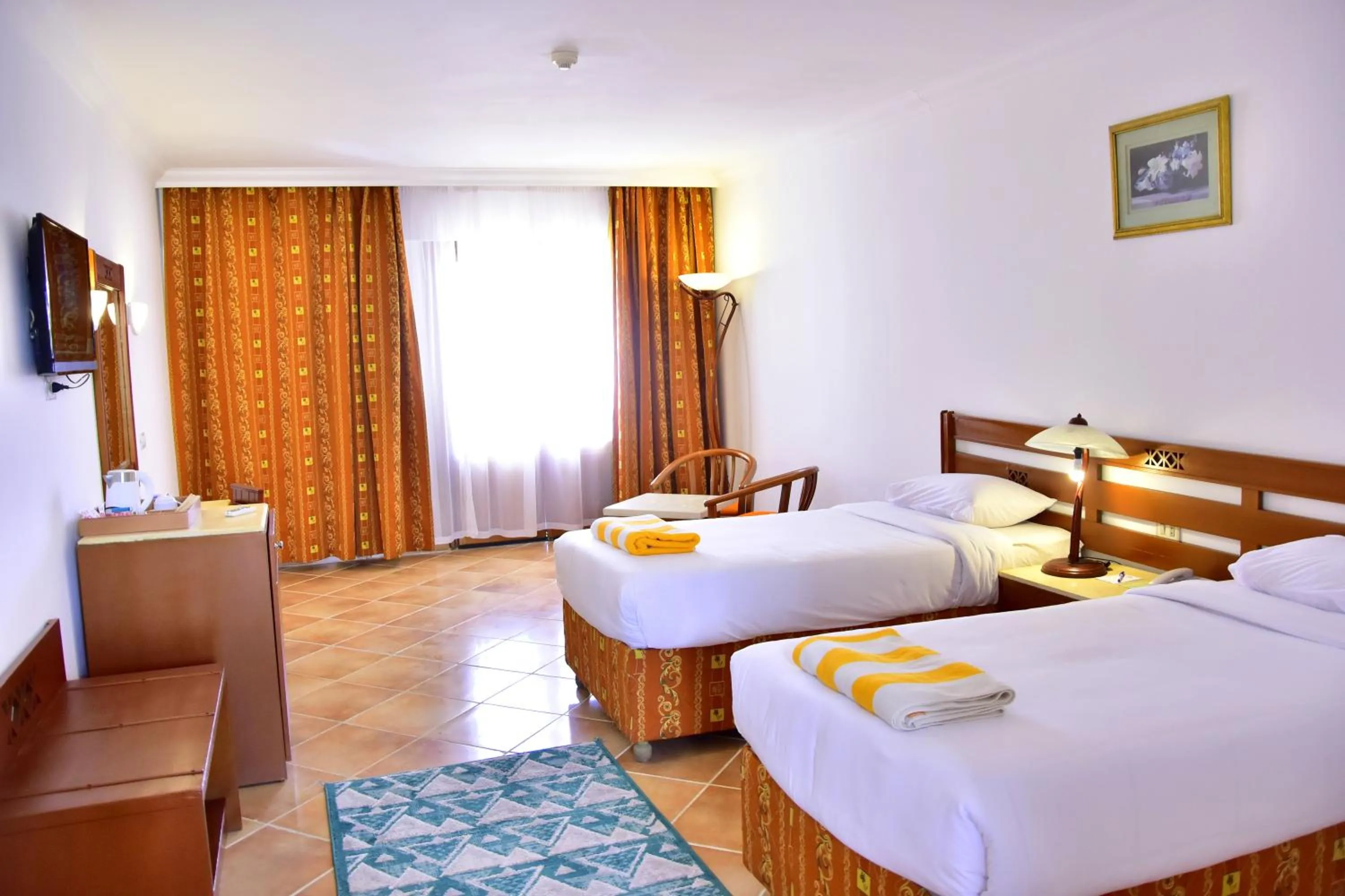 Bed in Verginia Sharm Resort & Aqua Park