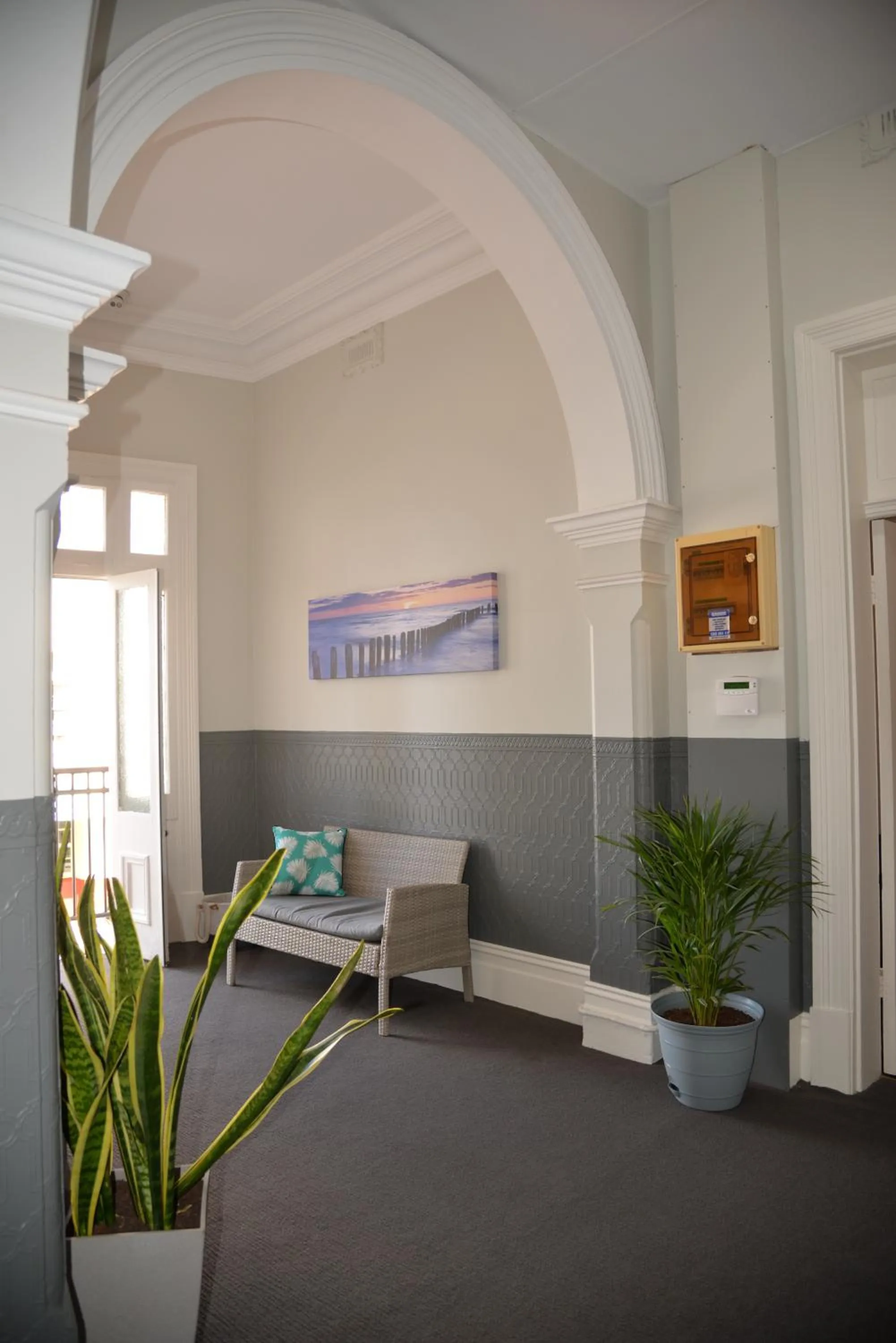 Decorative detail in Geraldton Backpackers