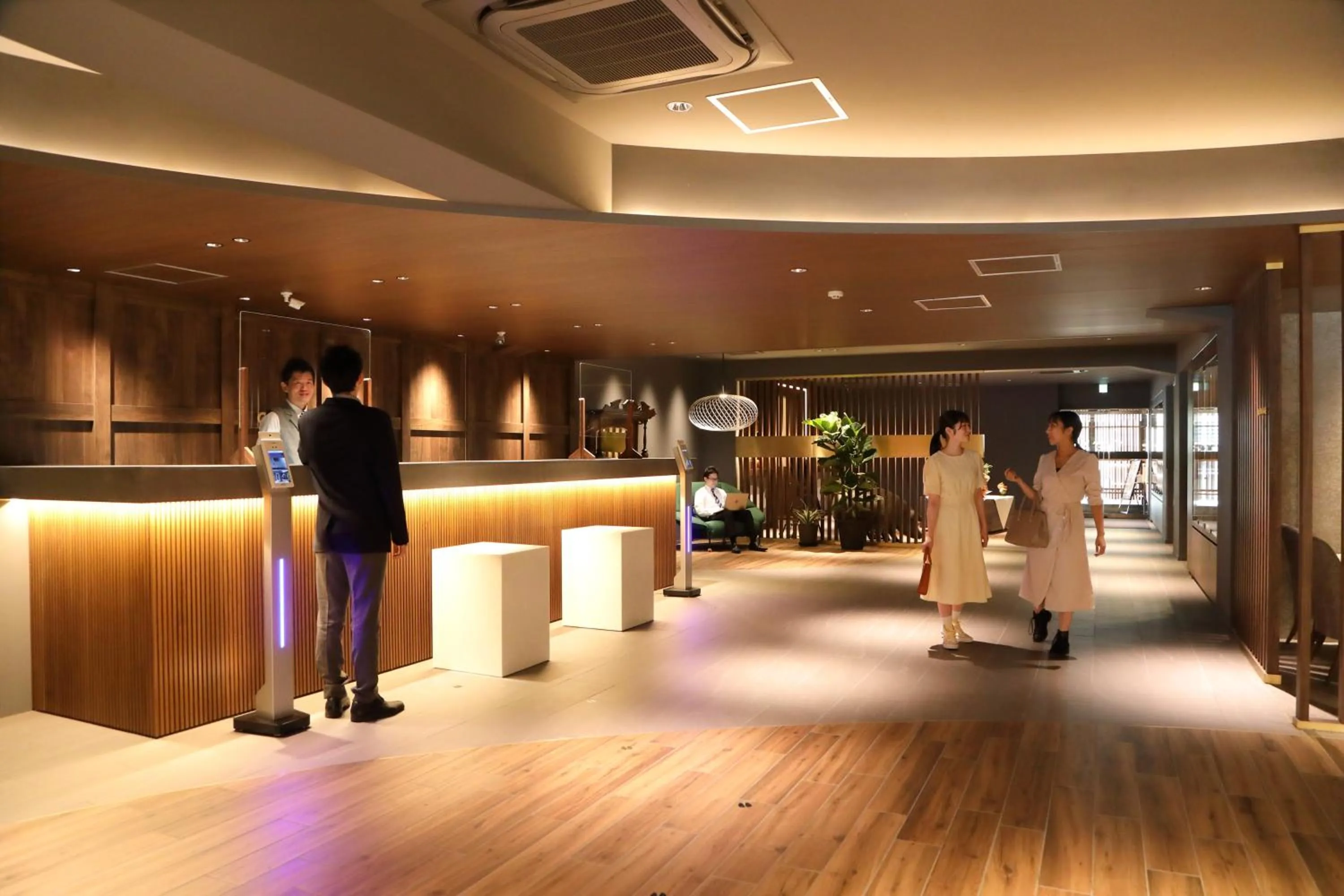 Lobby or reception in Osaka Corona Hotel