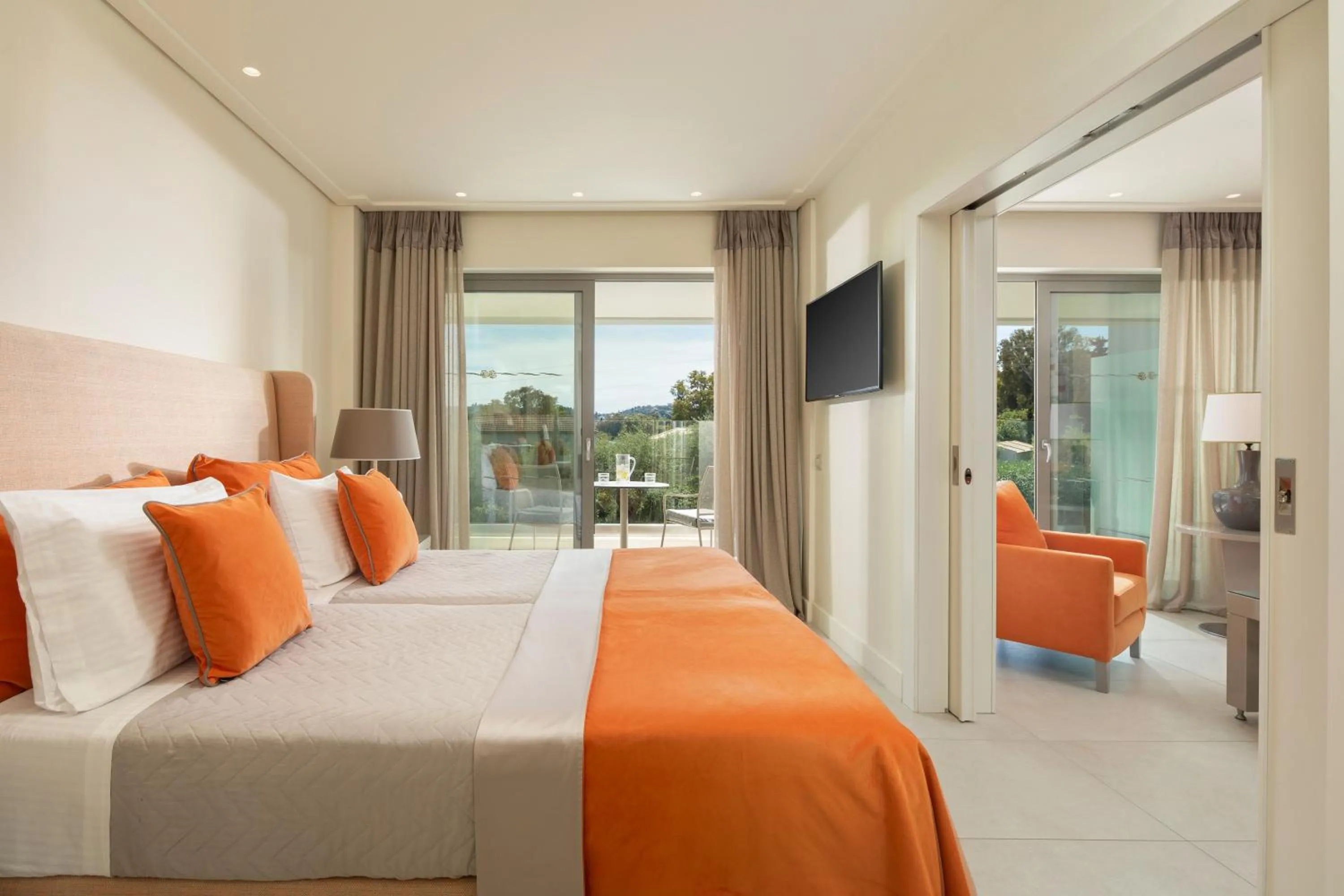 Bed in Rodostamo Hotel & Spa- Adults Friendly