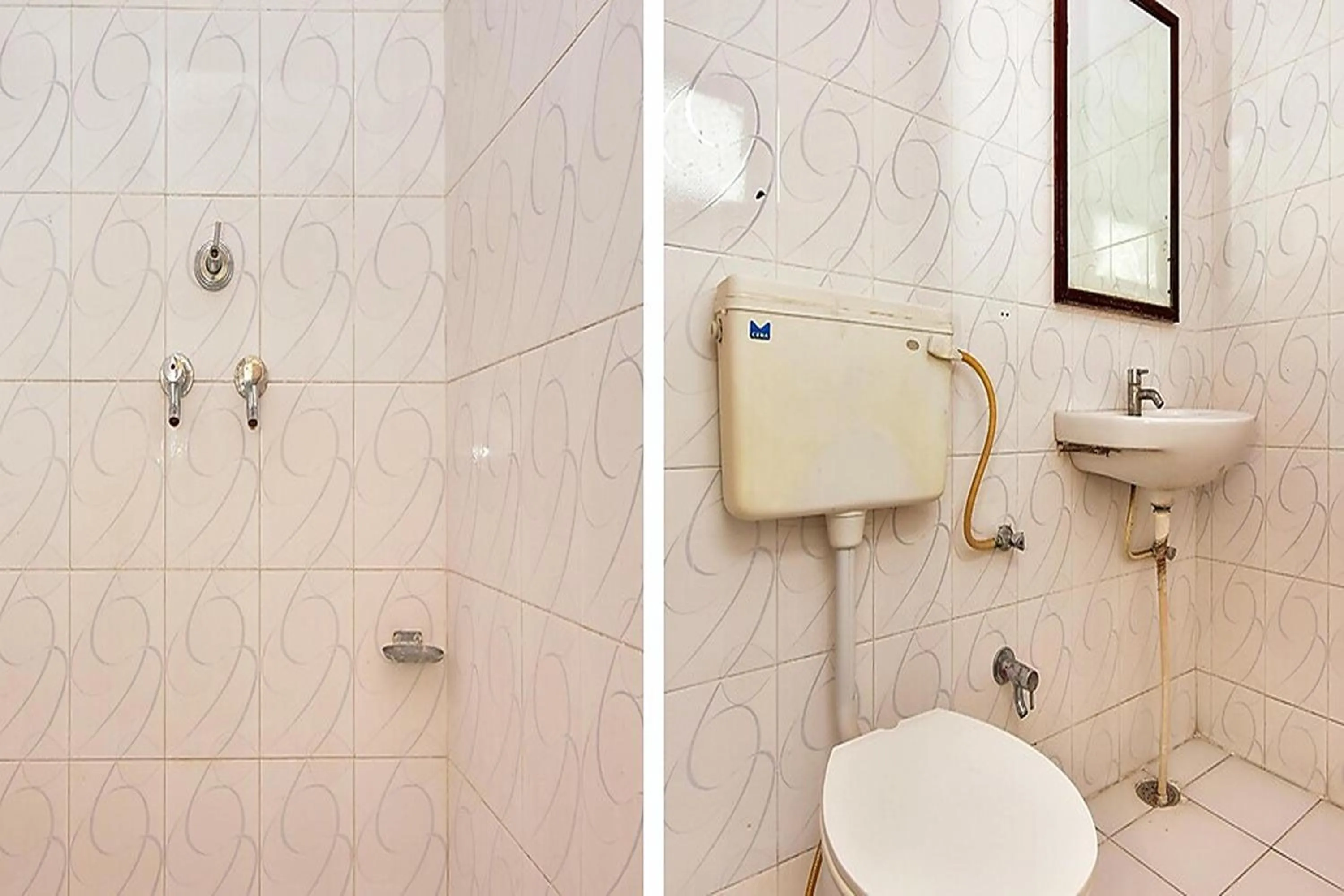 Bathroom in Hotel Deep Palace Near Bus Stand Udaipole