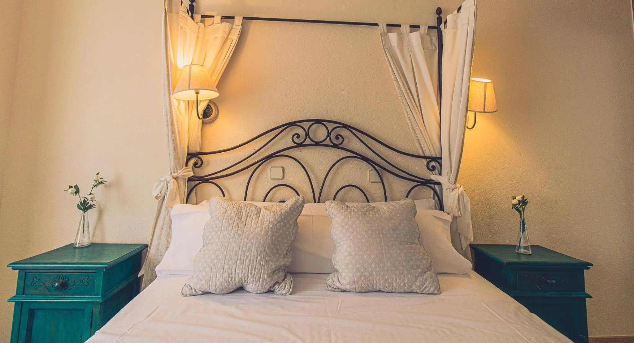 Bed in Hotel la Muñequilla