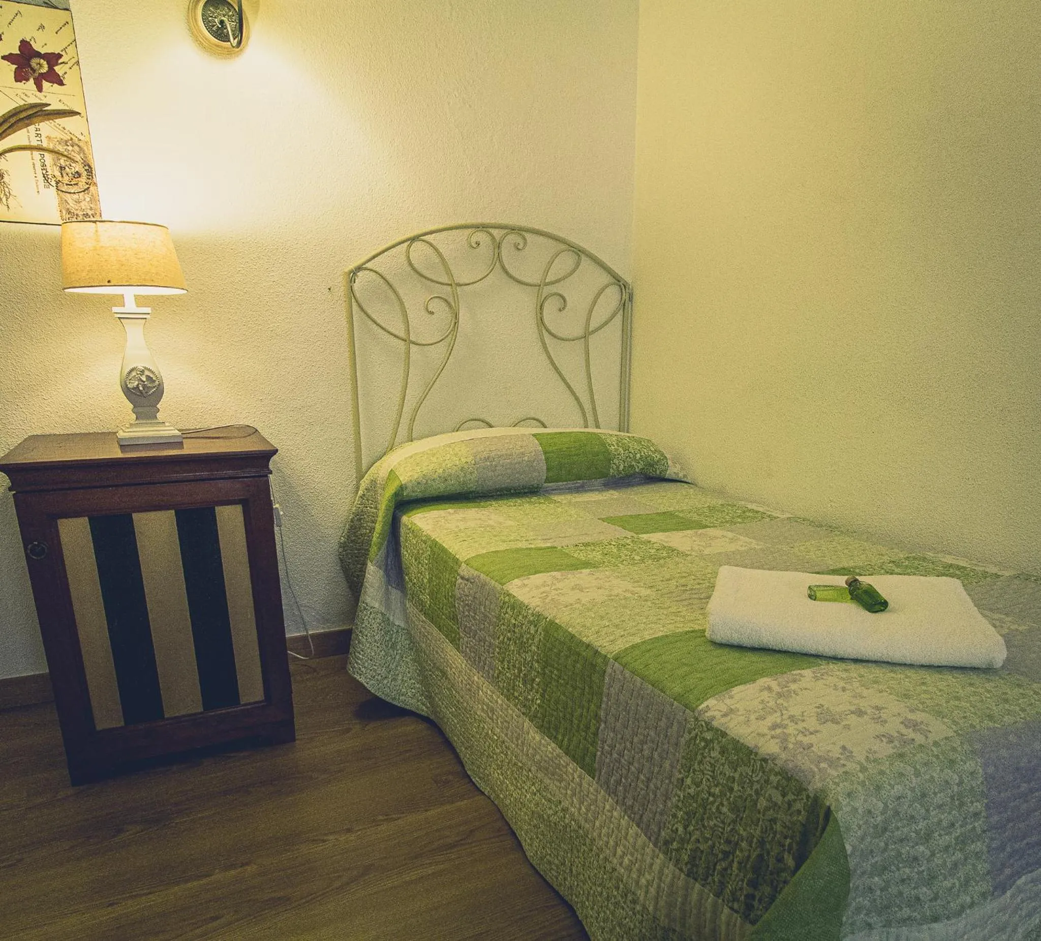 Bed in Hotel la Muñequilla