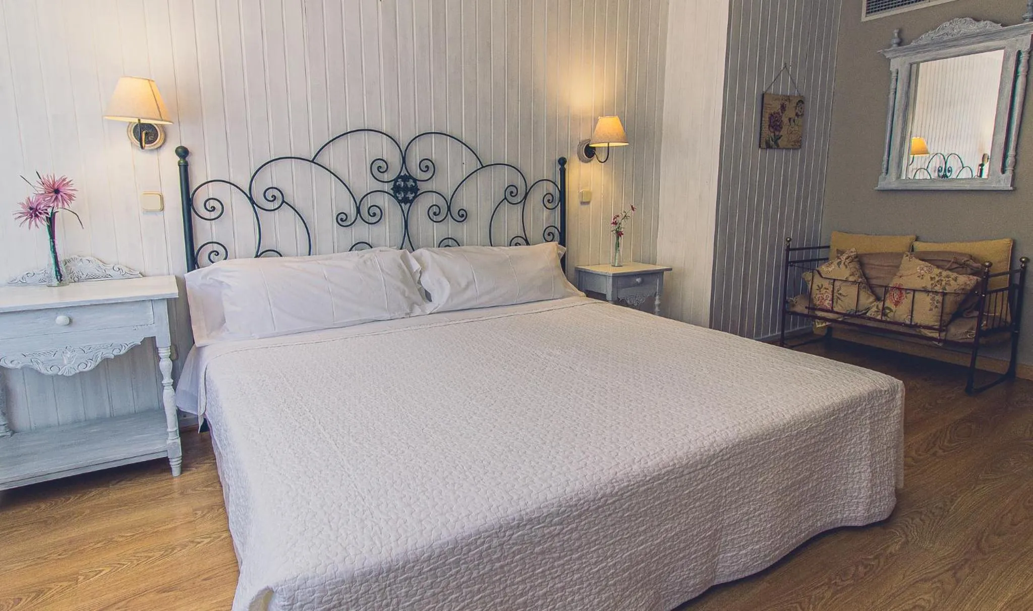 Bed in Hotel la Muñequilla