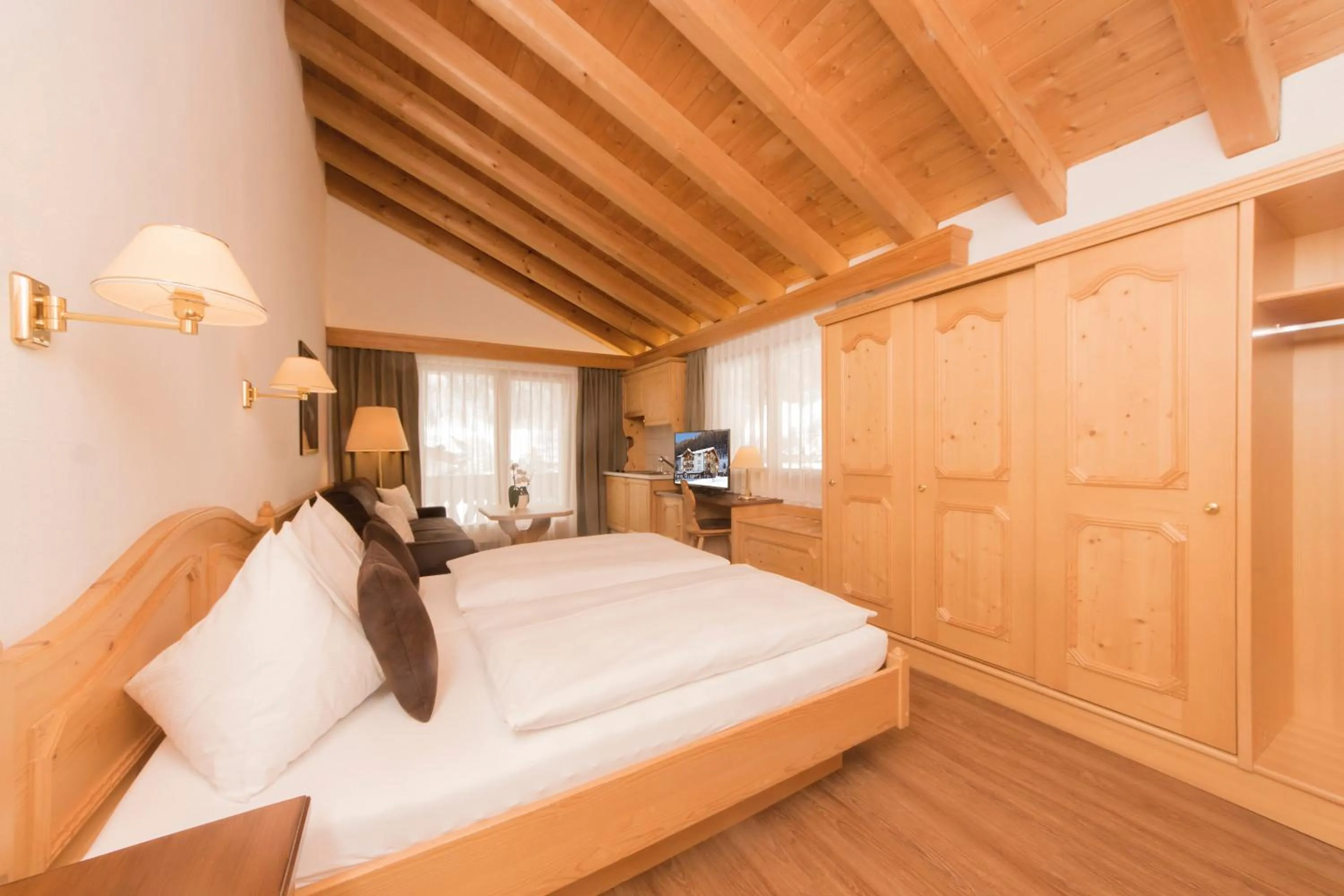 Bed in Waldpark Hotel Garni