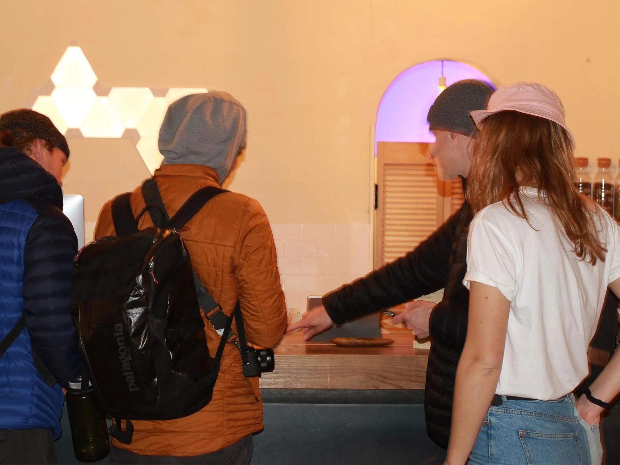 People in almond hostel & cafe Shibuya