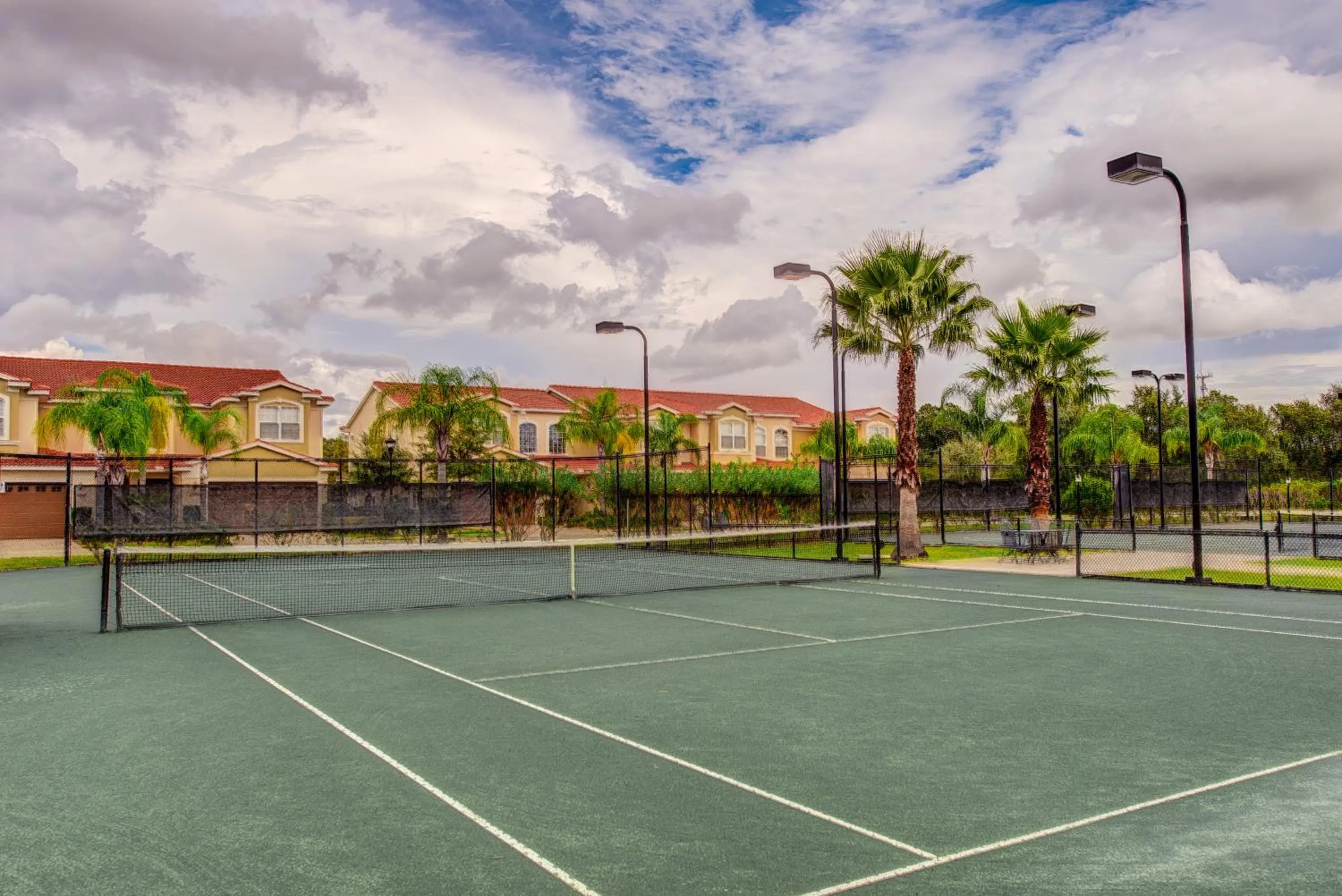 Tennis court in Emerald Greens Condo Resort