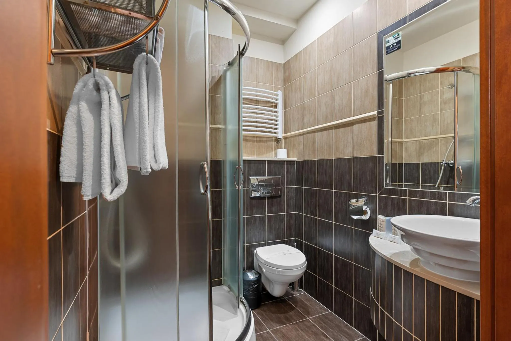 Shower in Hotel Diament Bella Notte Katowice - Chorzów