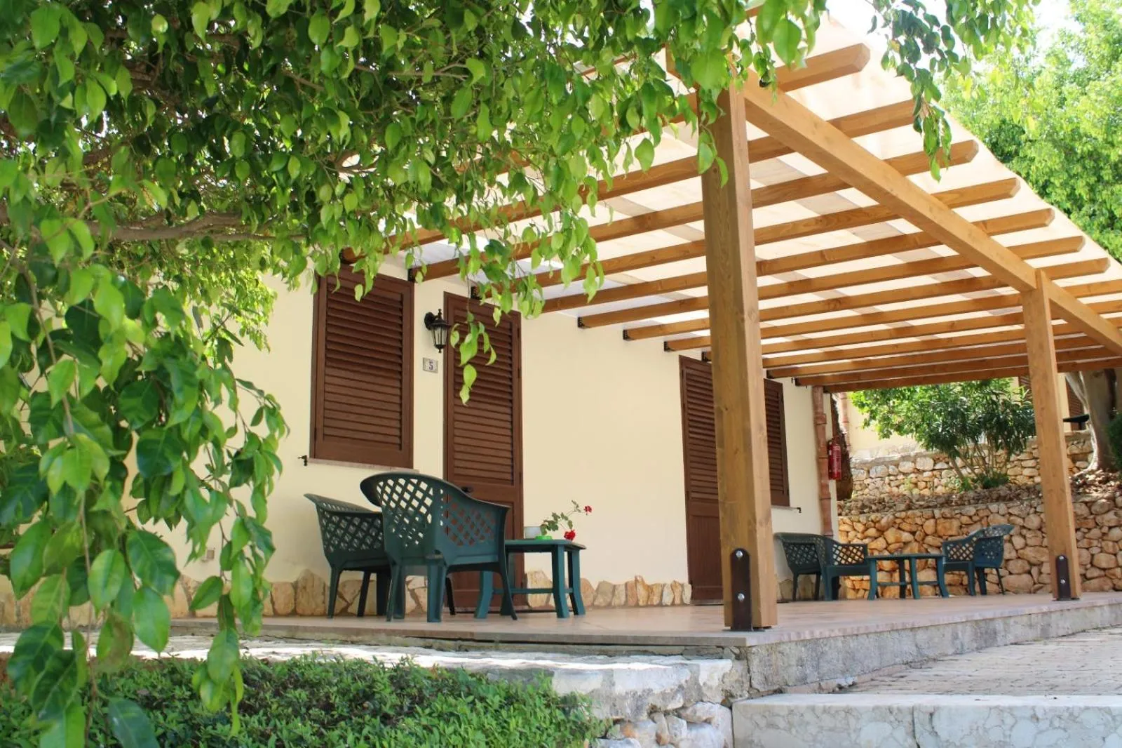 Patio in Hotel Grotticelli