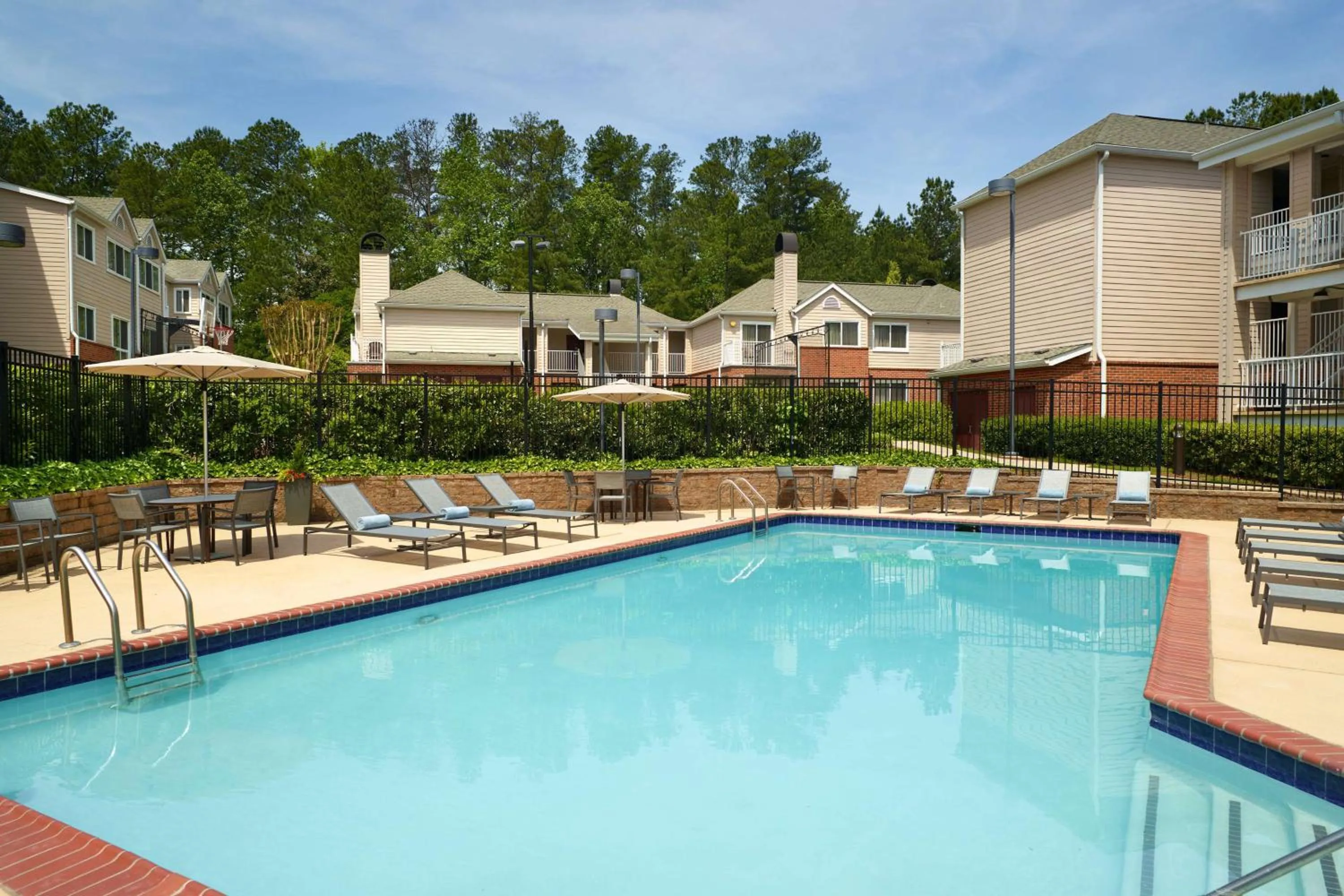Pool view in Sonesta ES Suites Atlanta Alpharetta Windward