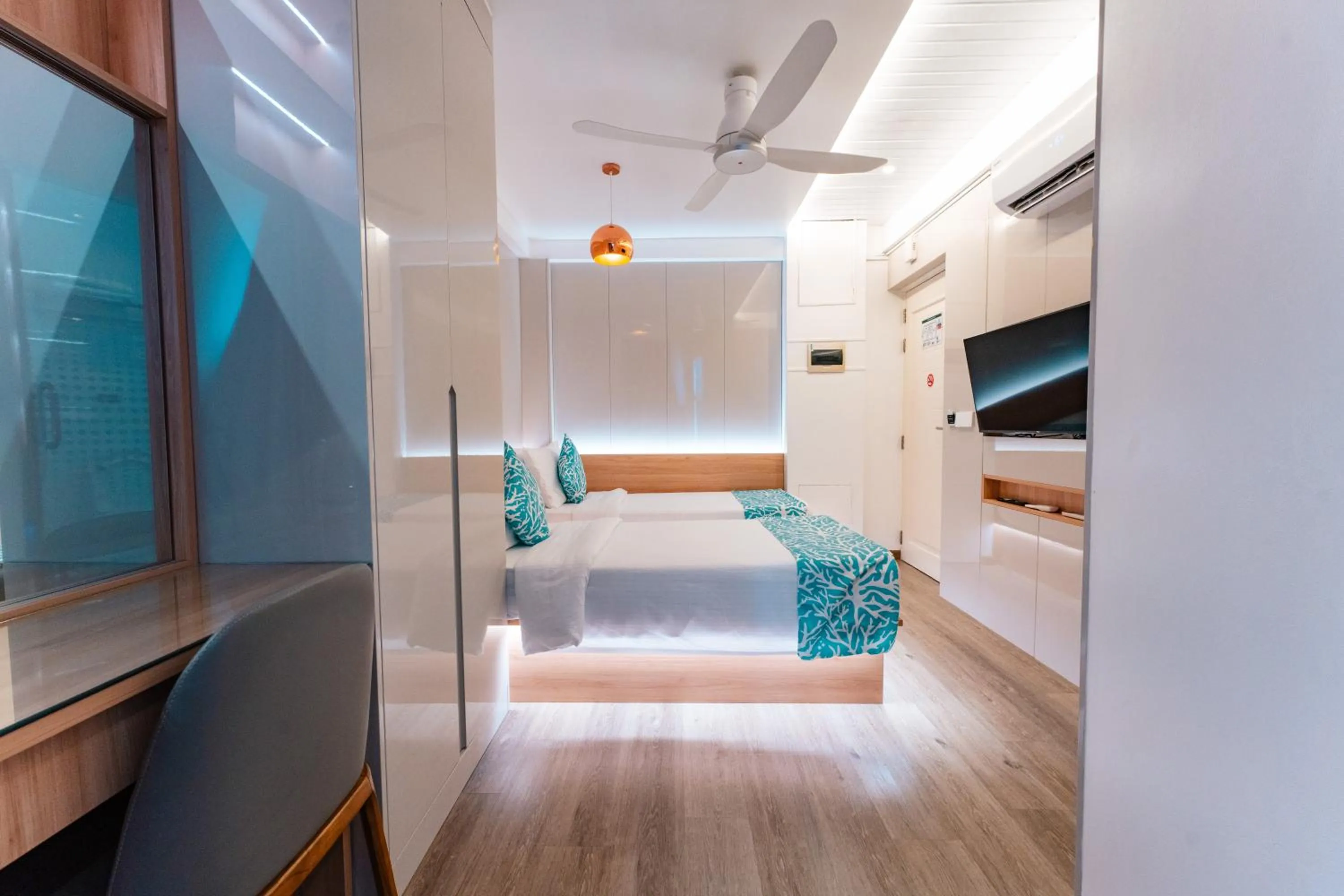 Bed in Hotel Star Shell