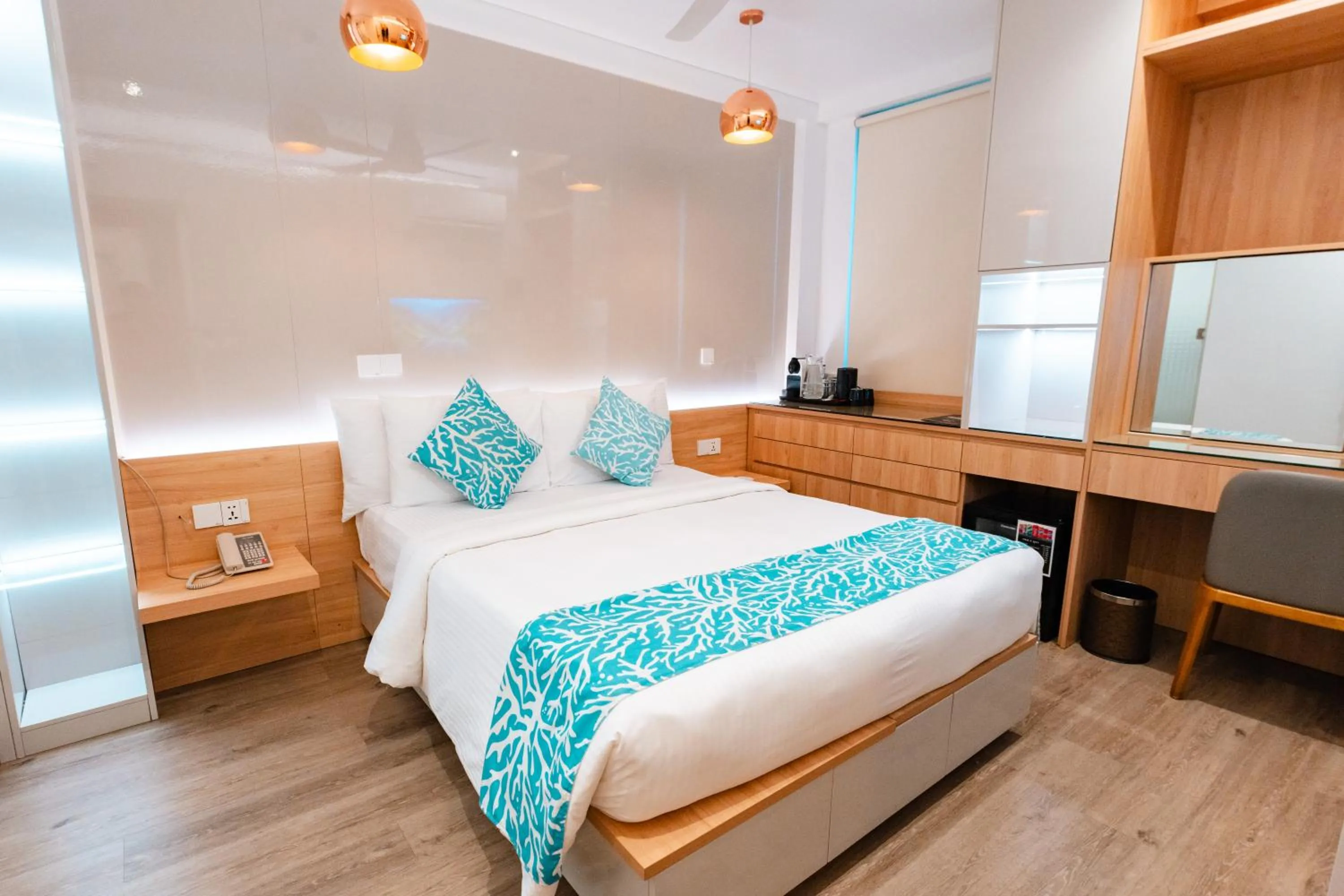 Bedroom, Bed in Hotel Star Shell