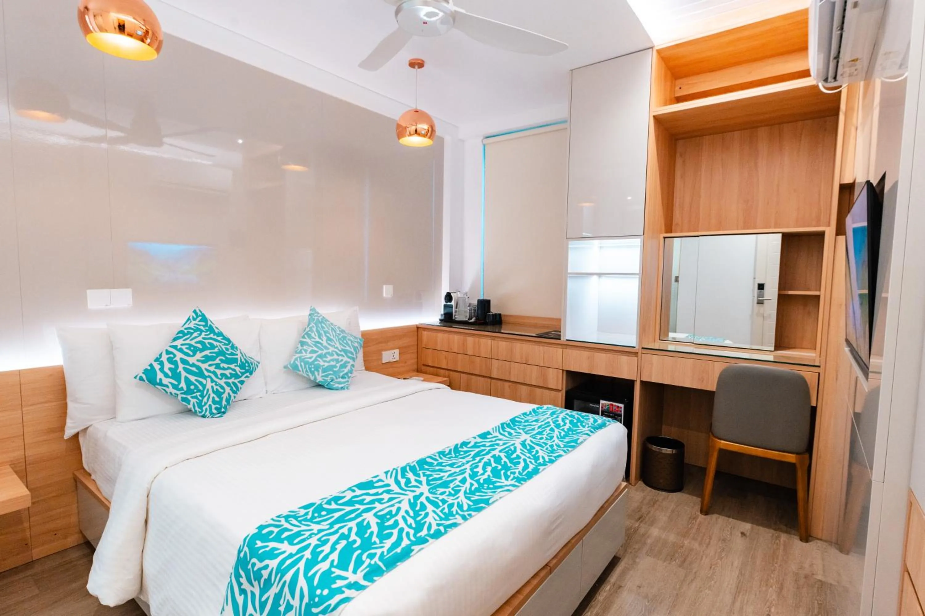 Bed in Hotel Star Shell