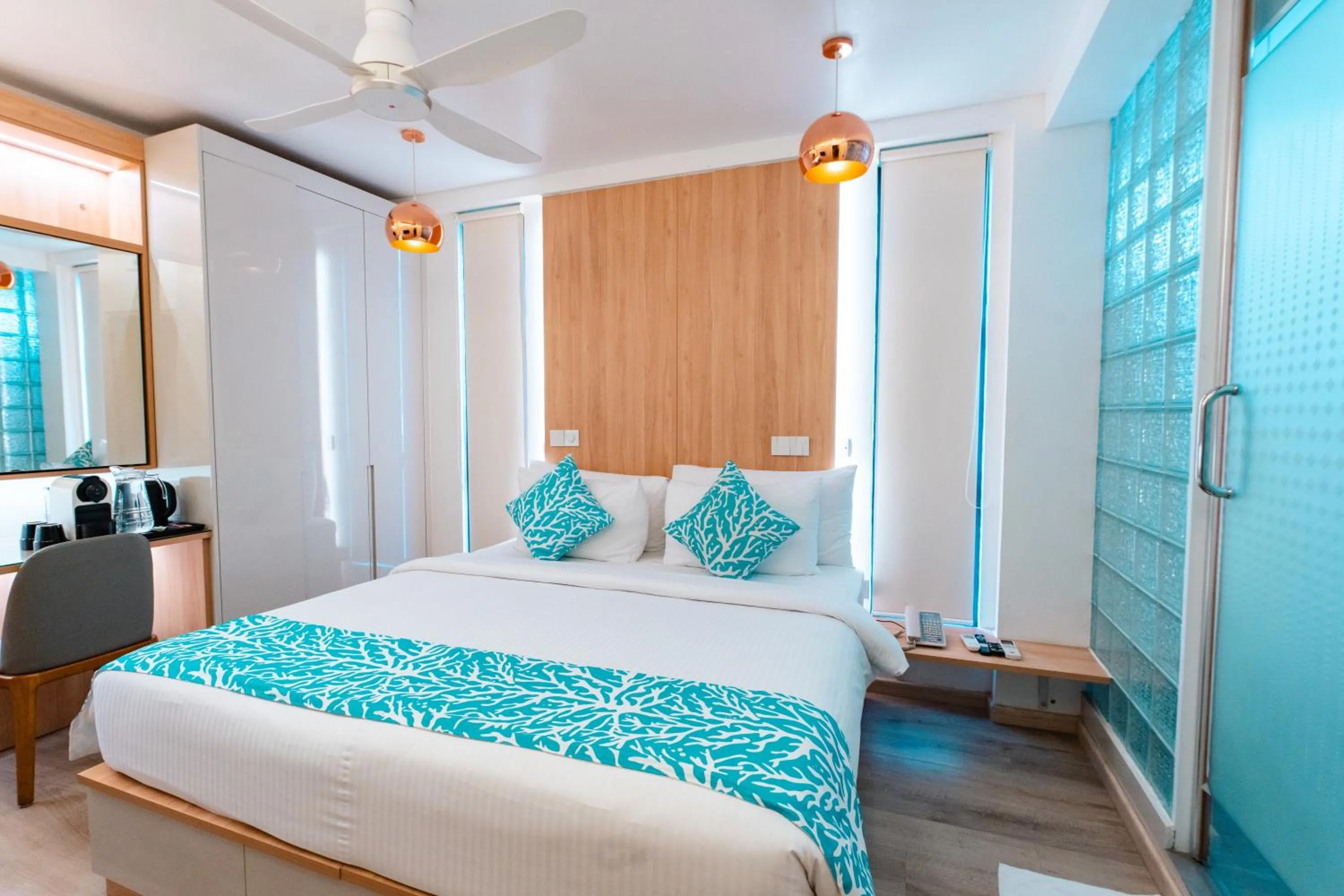 Bed in Hotel Star Shell