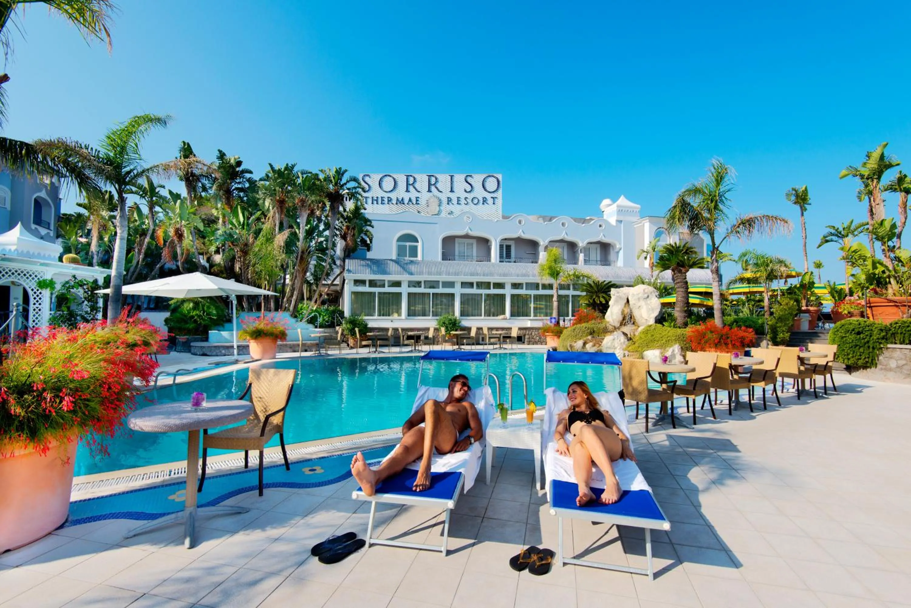 Solarium in Sorriso Thermae Resort & Spa