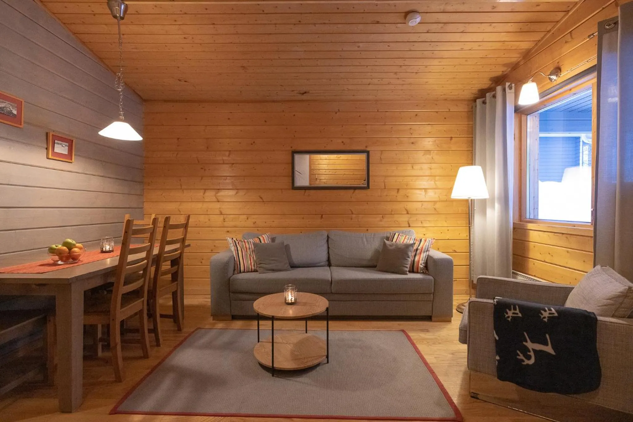 Living room in Sallatunturin Tuvat