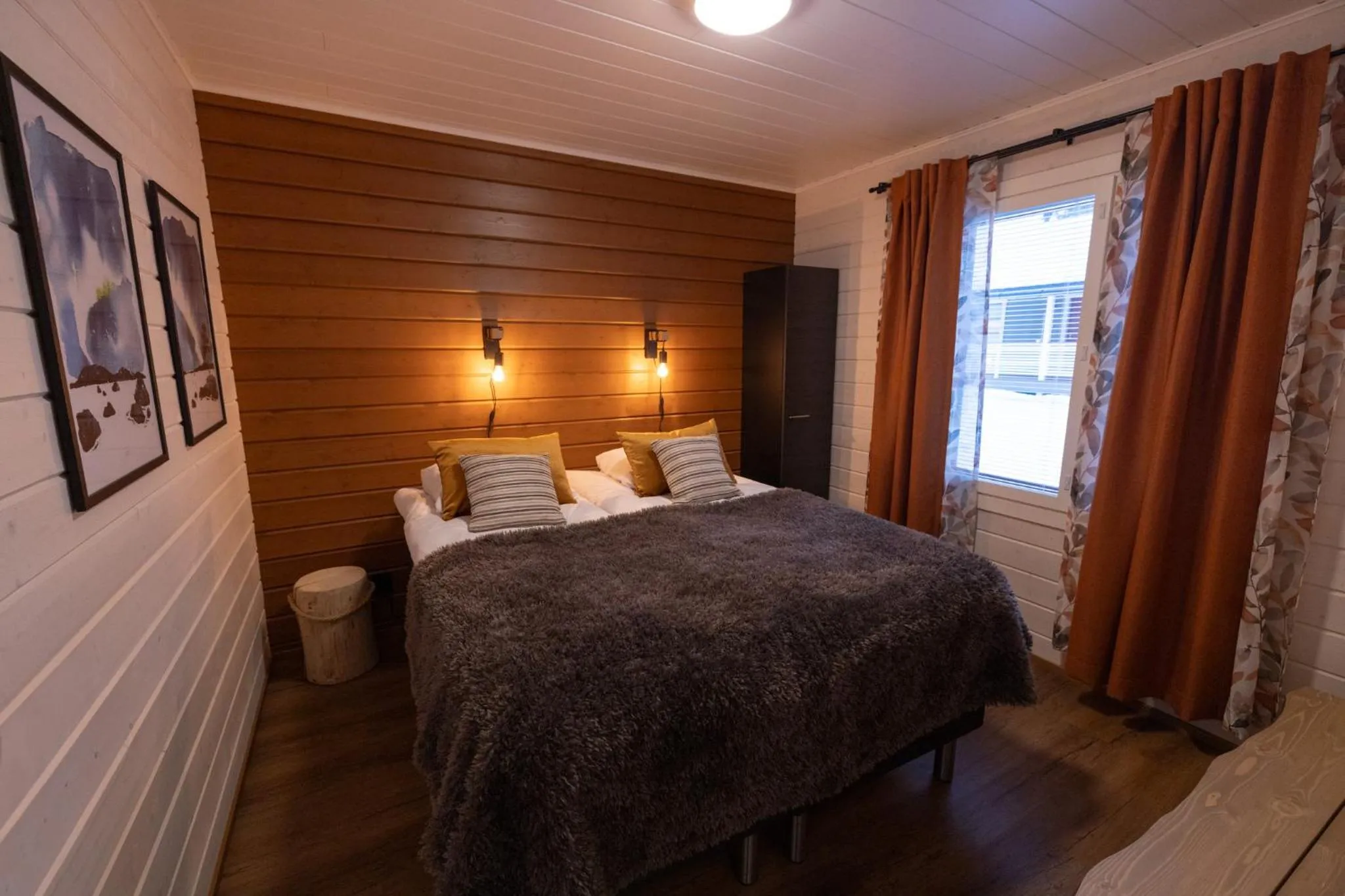 Bedroom, Bed in Sallatunturin Tuvat