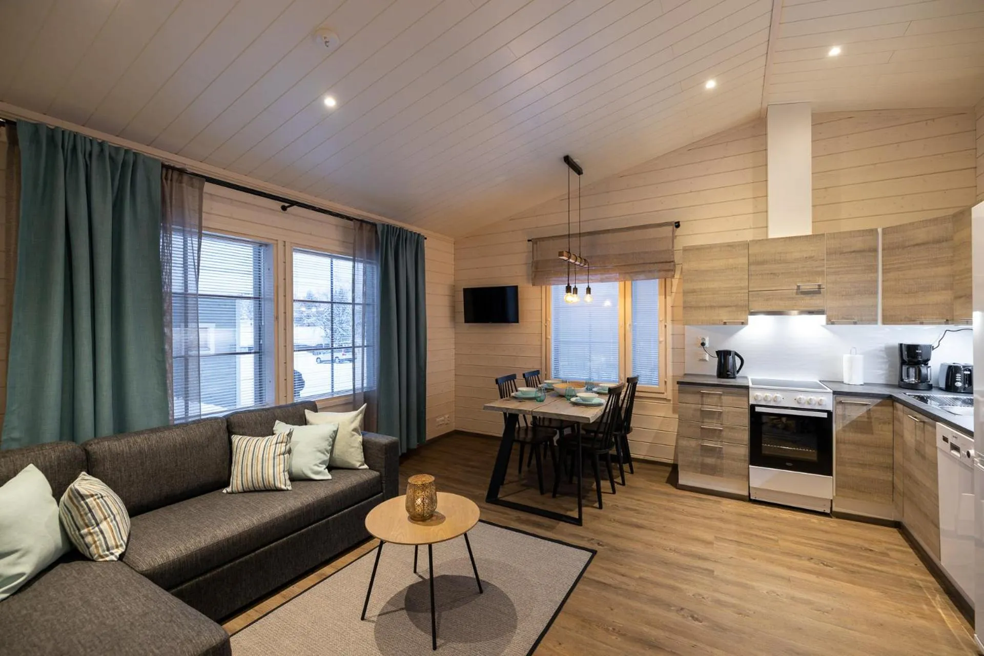 Living room in Sallatunturin Tuvat