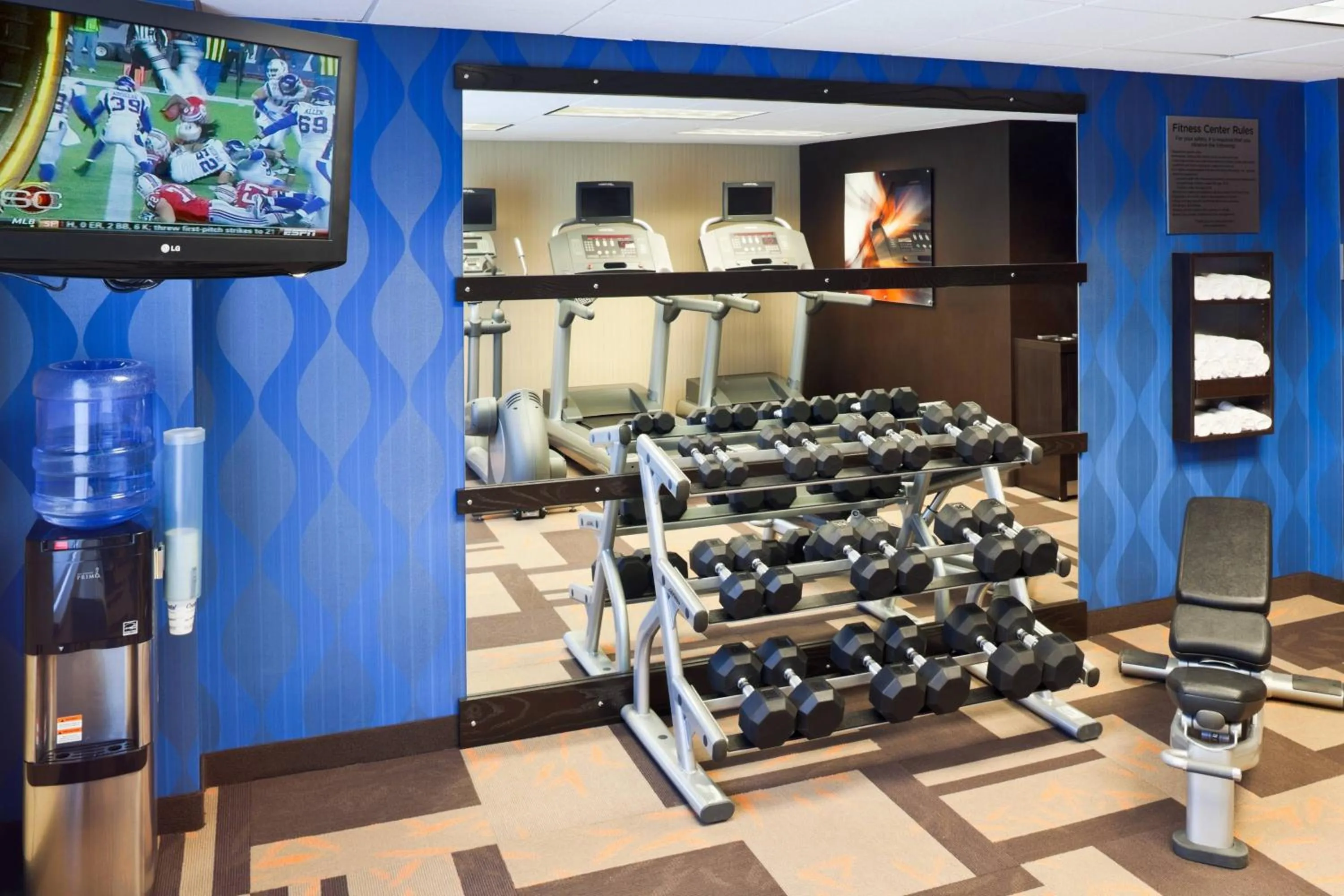 Fitness centre/facilities in Courtyard by Marriott Birmingham Downtown at UAB