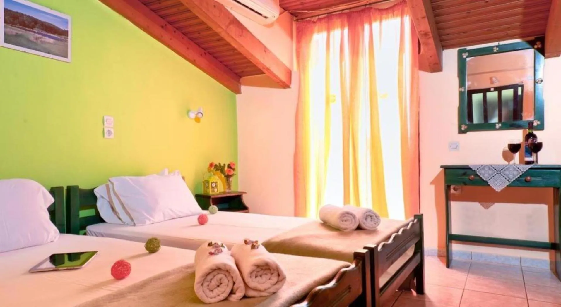 Bedroom, Bed in Elena's Studios