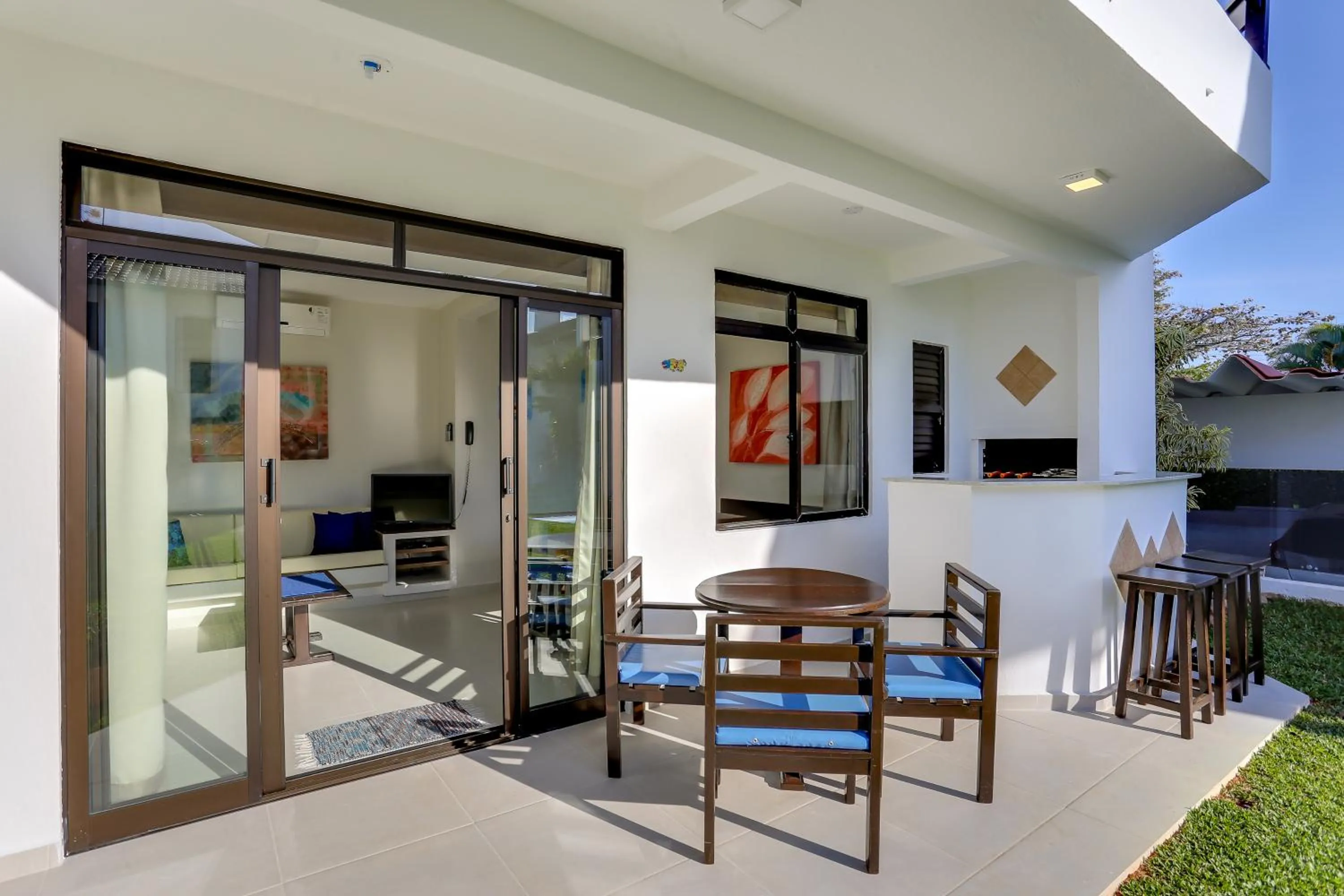 Seating area in Hotel Sete Ilhas