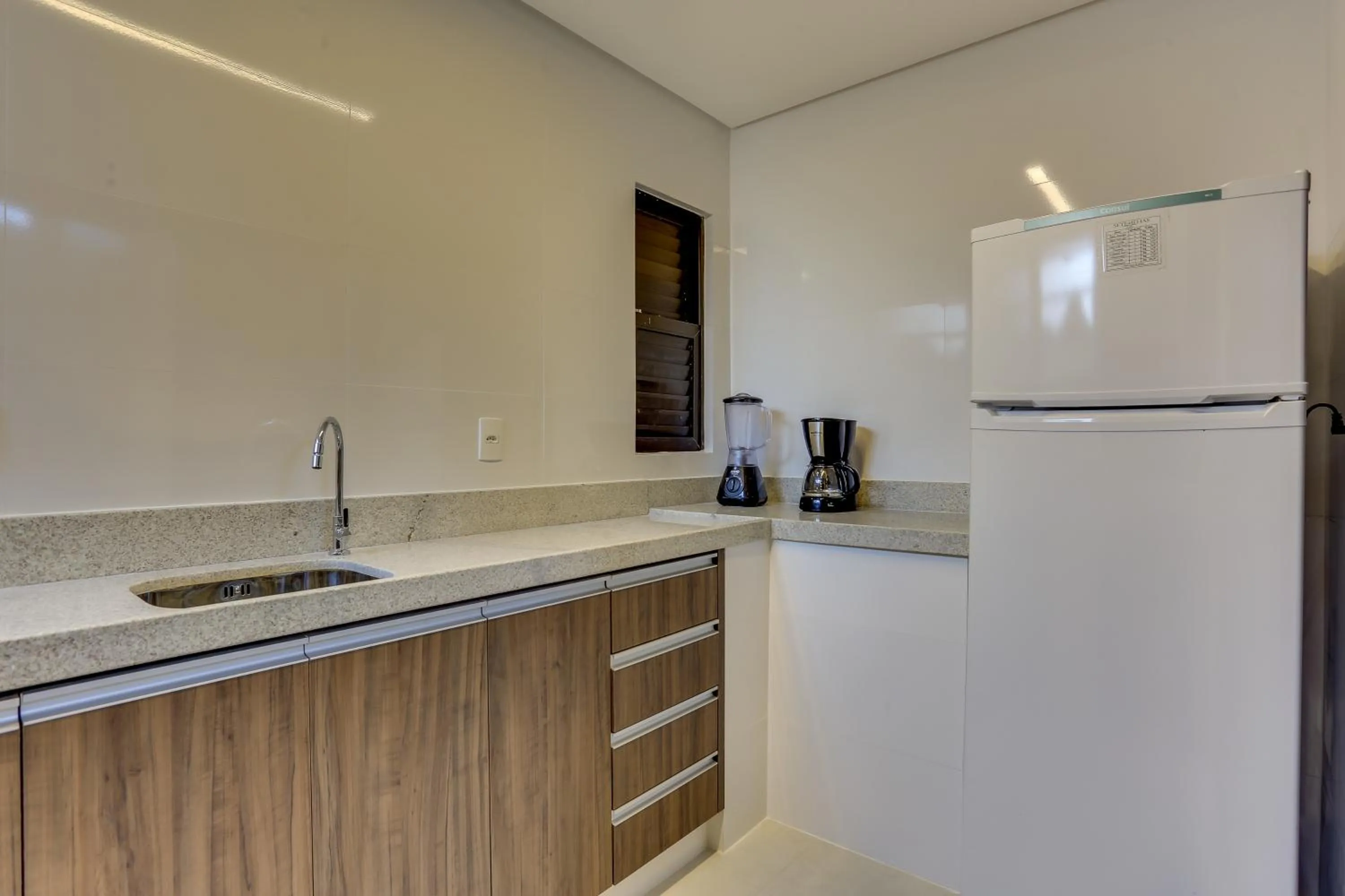 Kitchen or kitchenette in Hotel Sete Ilhas