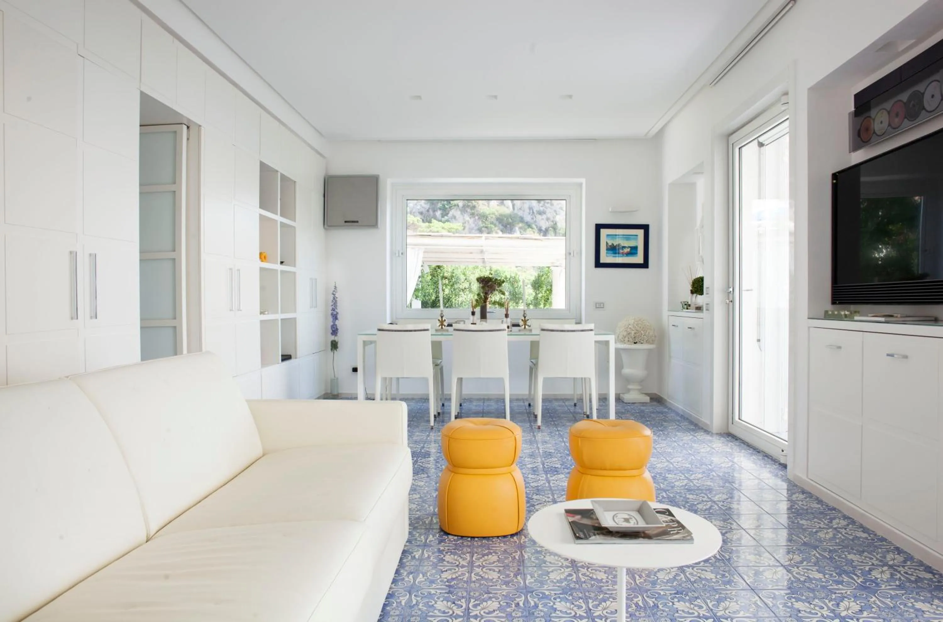 Living room in LHP Suite Capri Villa La Giara