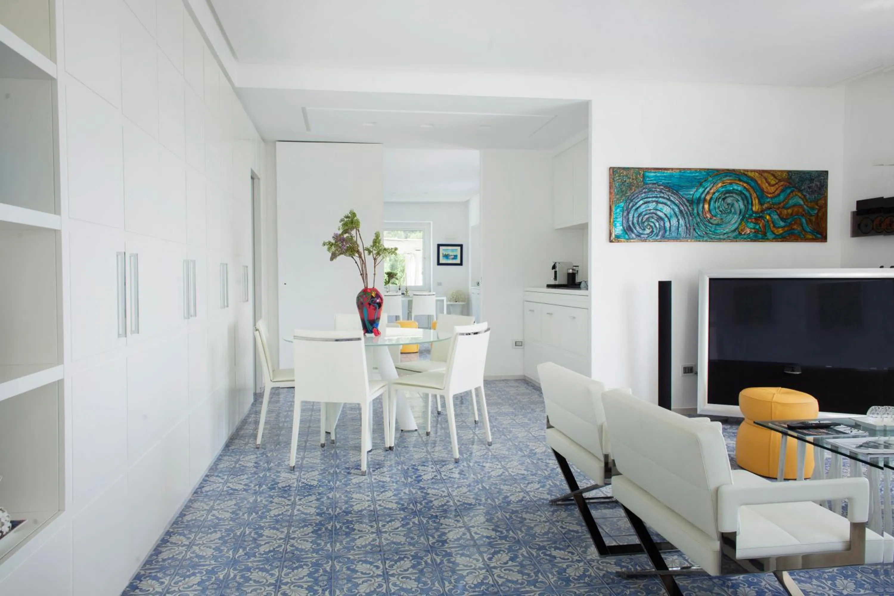 Living room in LHP Suite Capri Villa La Giara