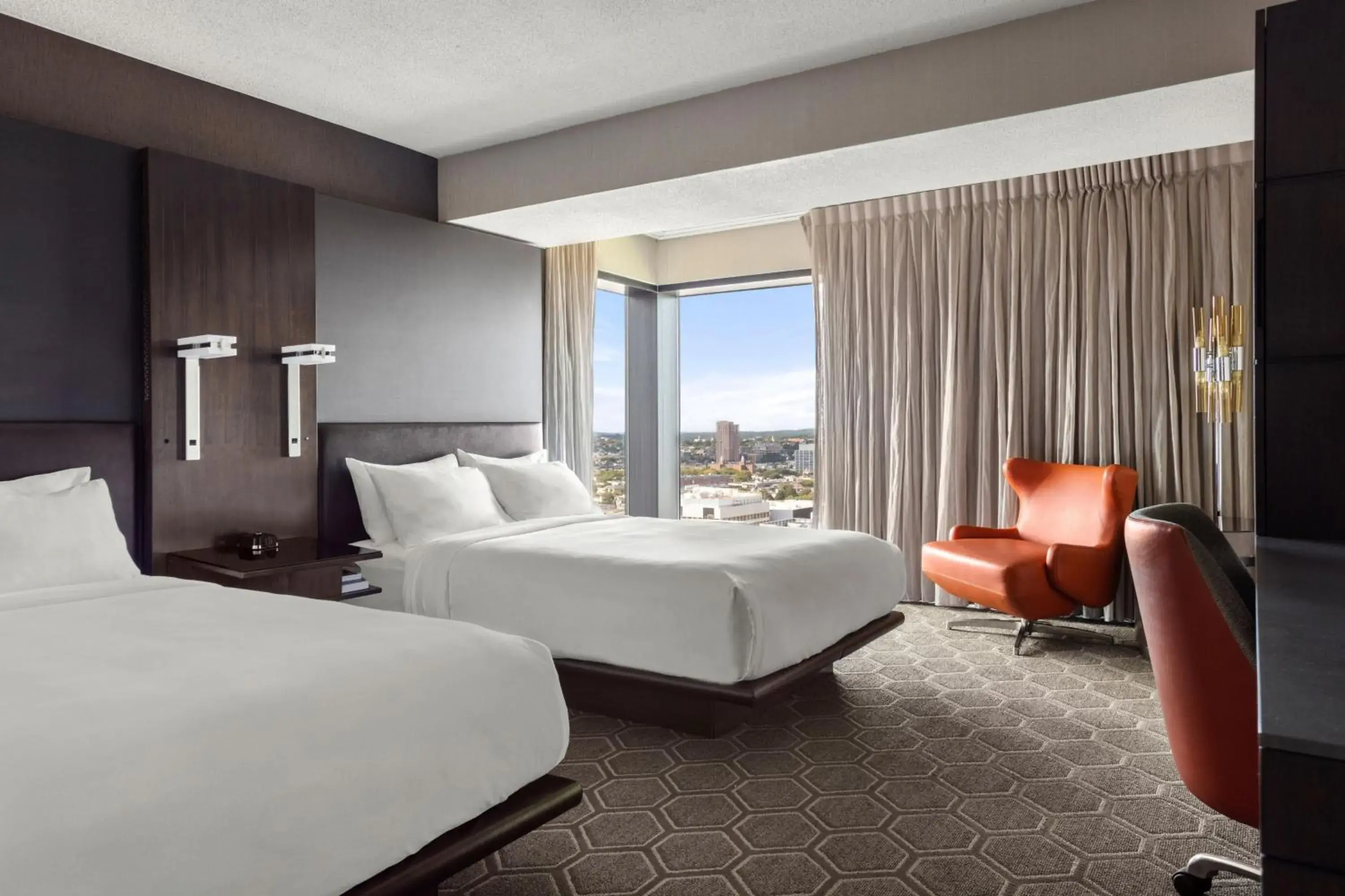 Double Room with Two Double Beds - High Floor in Boston Marriott Cambridge Double Room with Two Double Beds - High Floor in Boston Marriott Cambridge