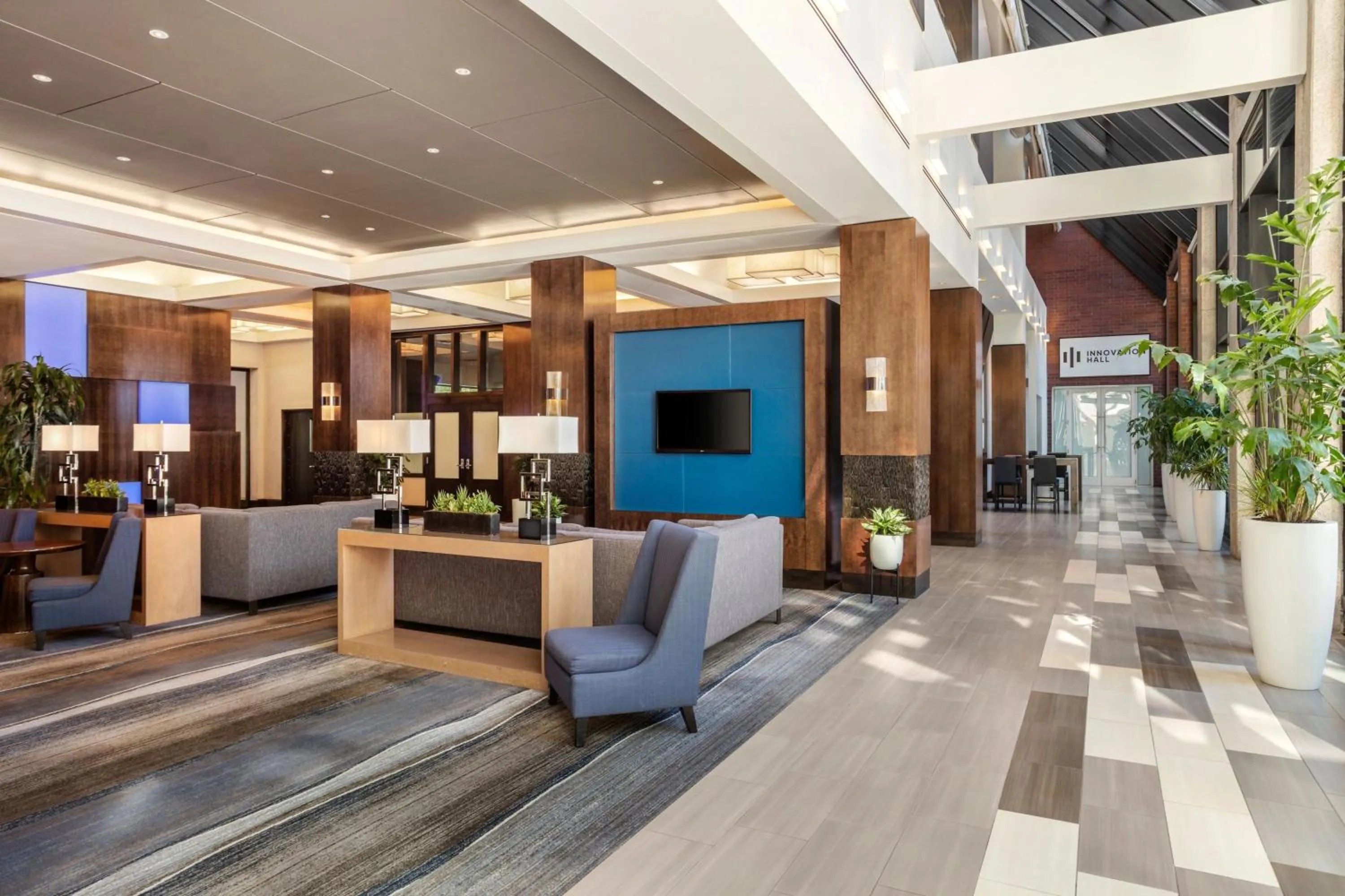 Lobby or reception in Boston Marriott Cambridge