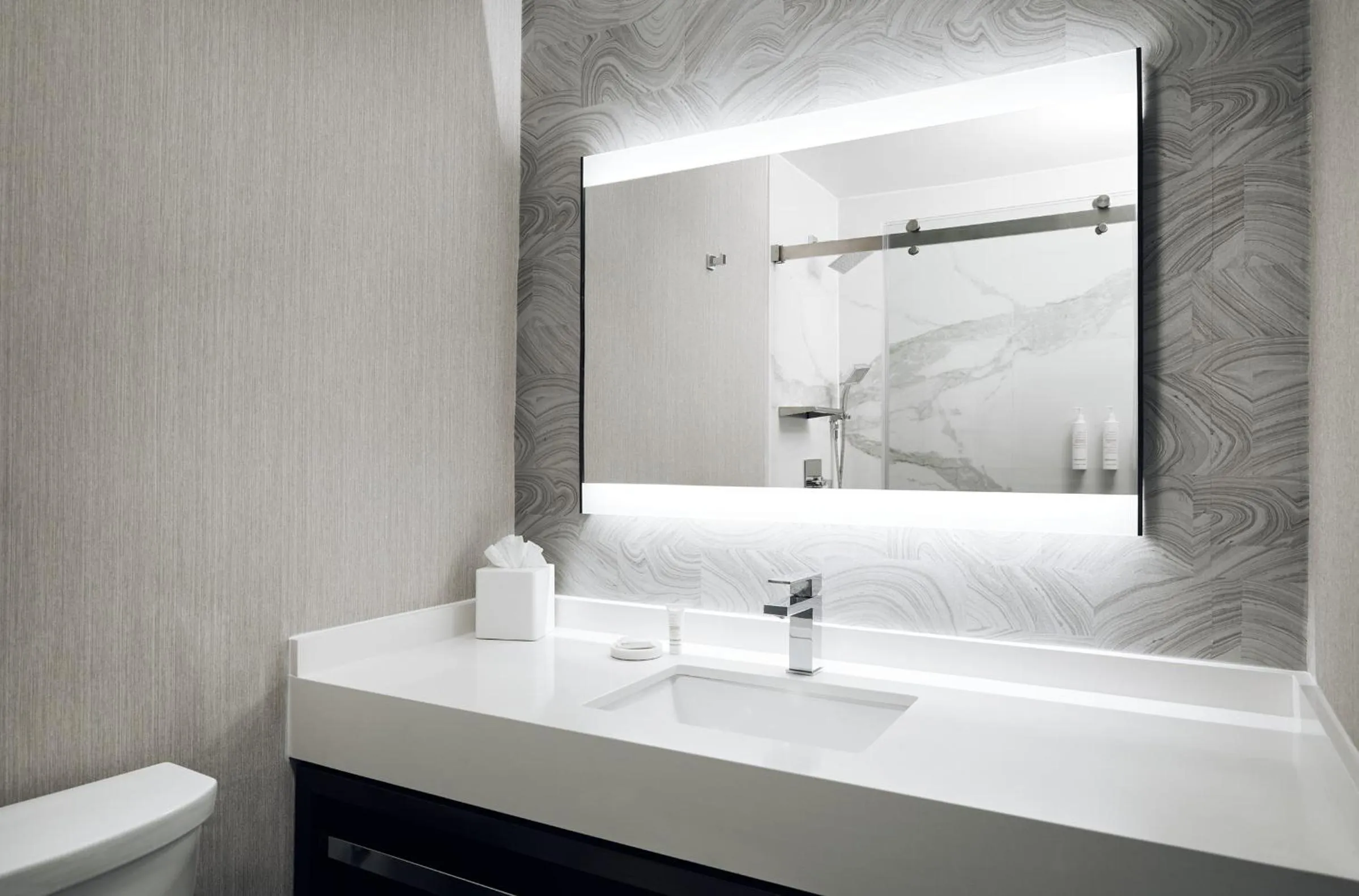 Bathroom in Chicago Marriott Oak Brook